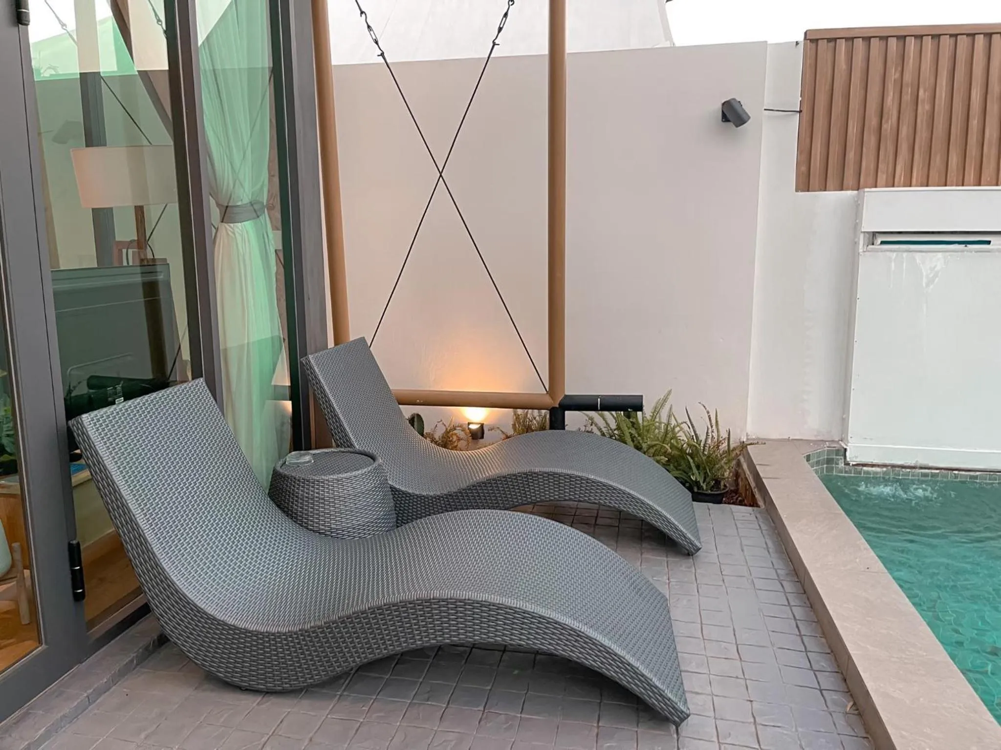 Patio in The X10 private pool villa khaoyai SHA Certified เขาใหญ่