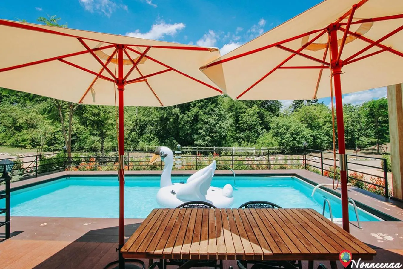 Pool view in The X10 private pool villa khaoyai SHA Certified เขาใหญ่