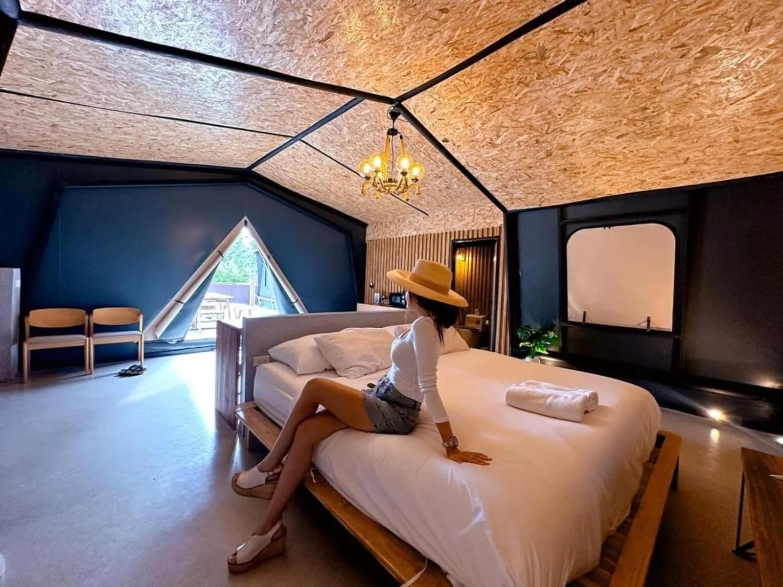 Bed in The X10 private pool villa khaoyai SHA Certified เขาใหญ่