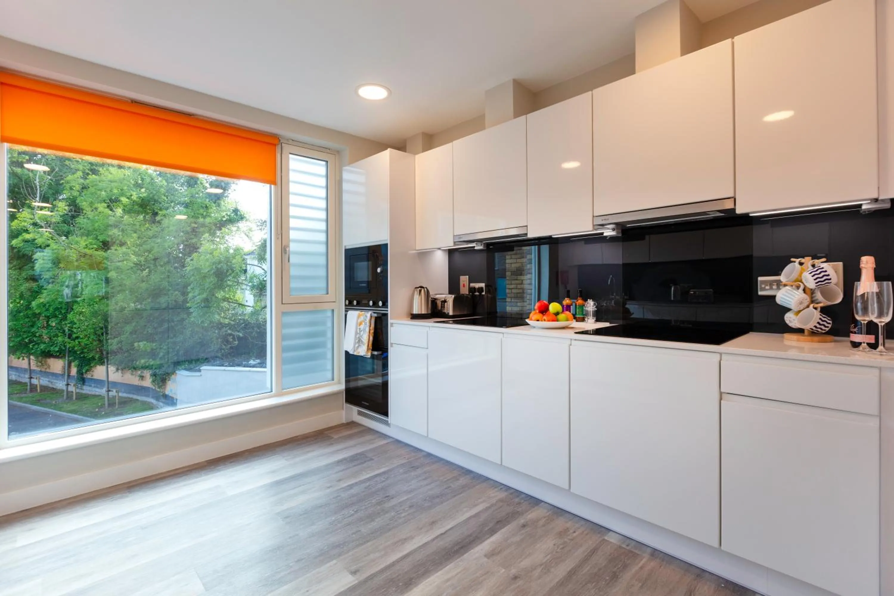 Kitchen or kitchenette in The Westwood Apartments