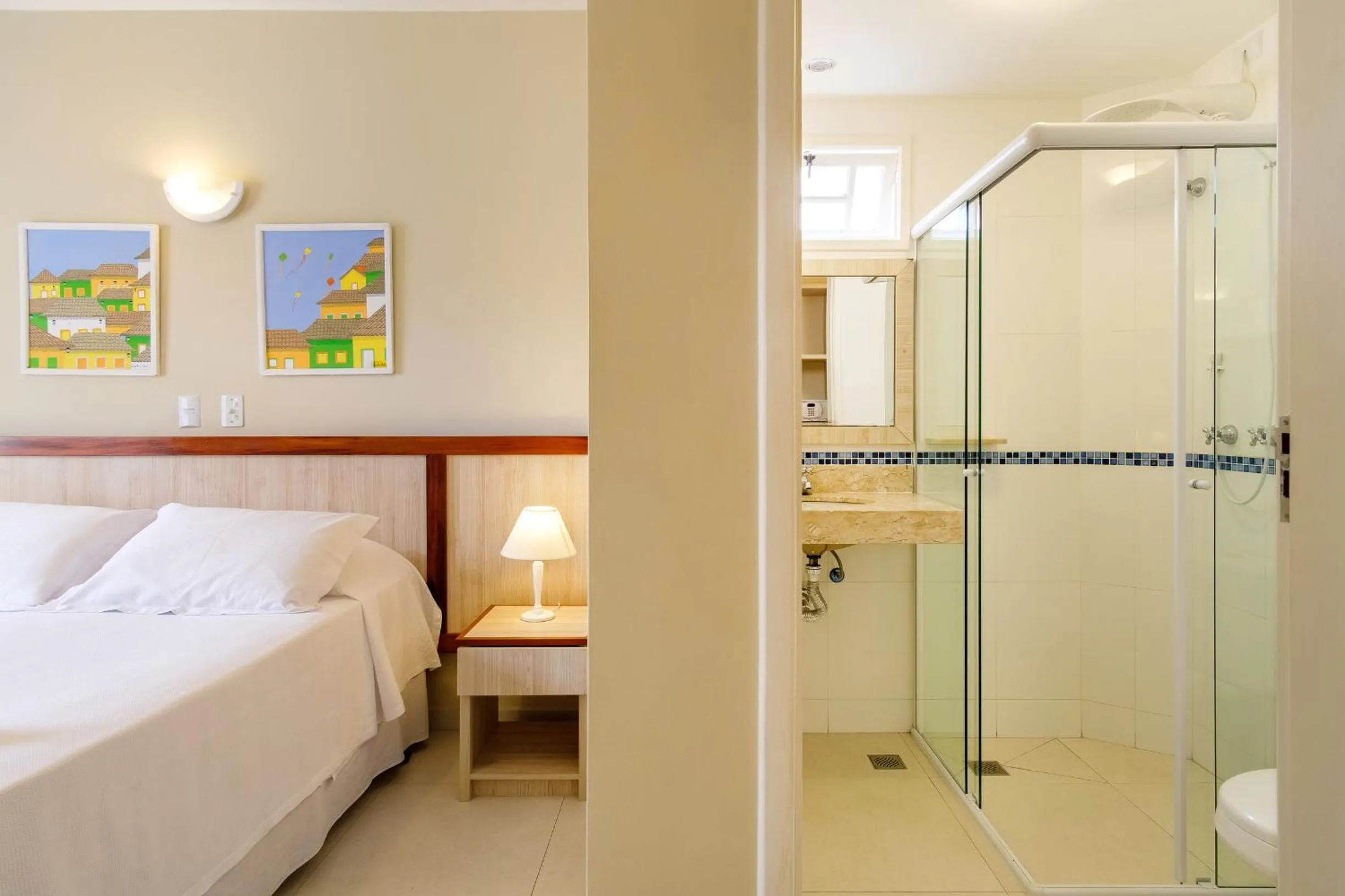 Bathroom, Bed in Pousada Don Diego