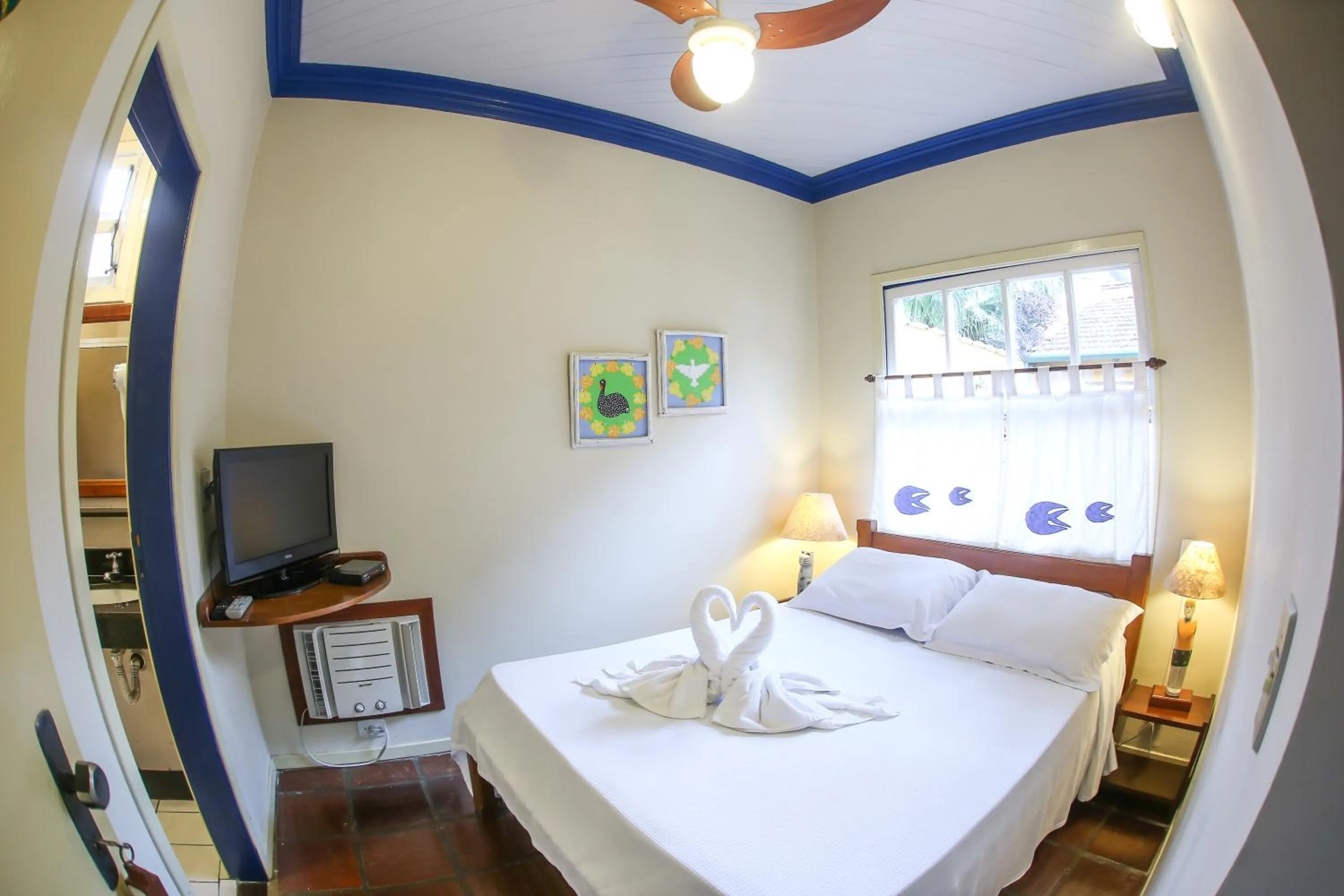 Bed in Pousada Don Diego