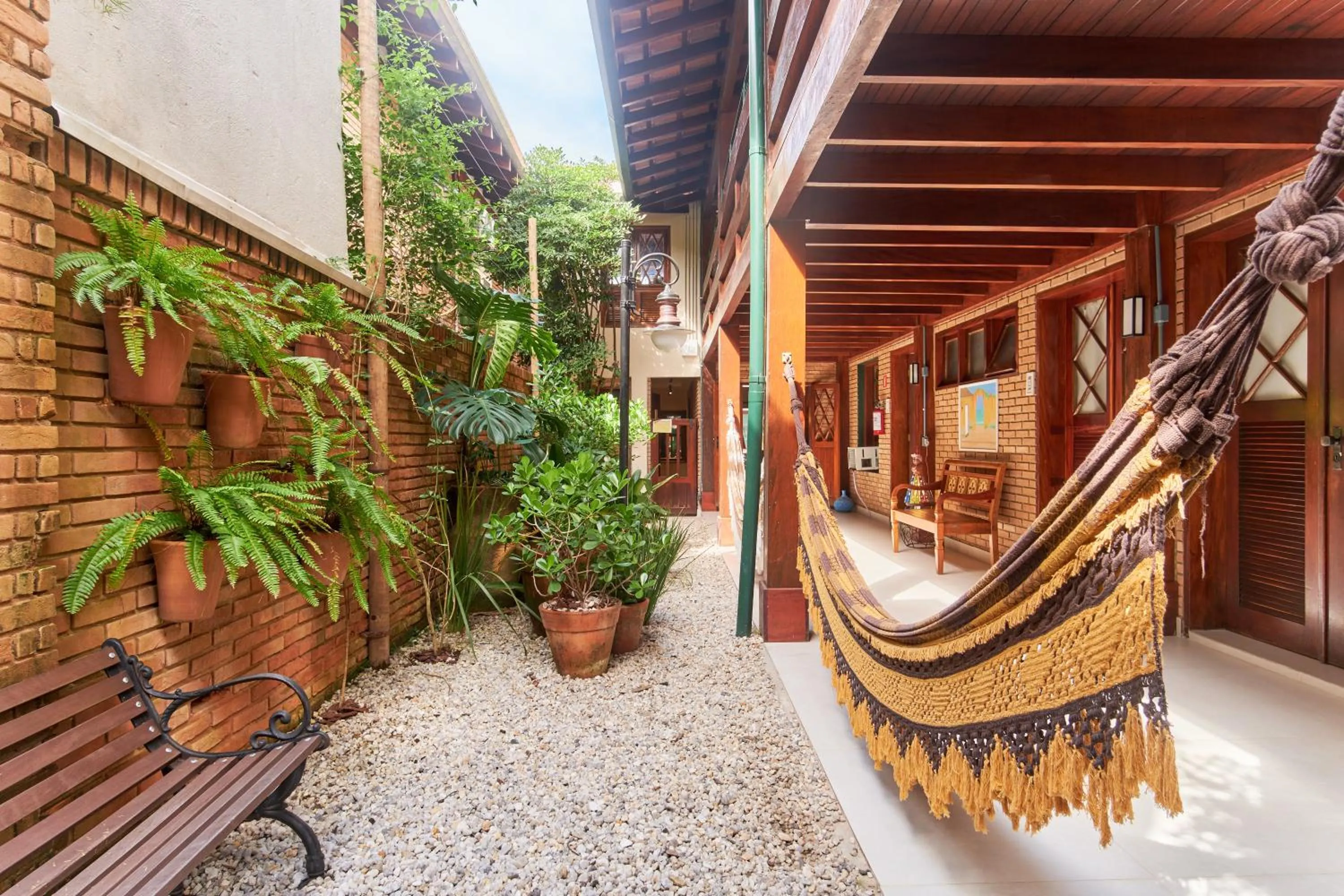 Garden in Pousada Don Diego