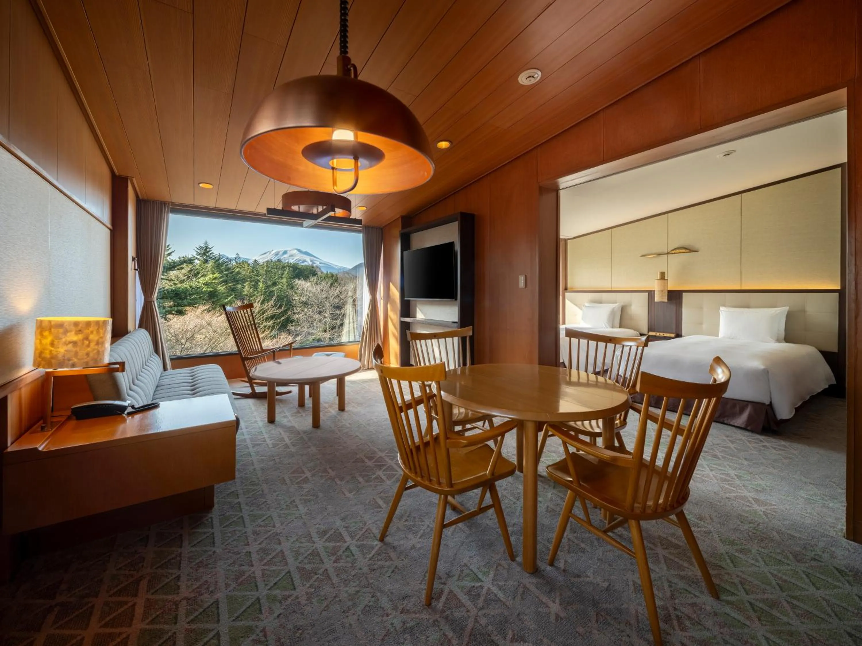 Living room, Bed in The Prince Karuizawa