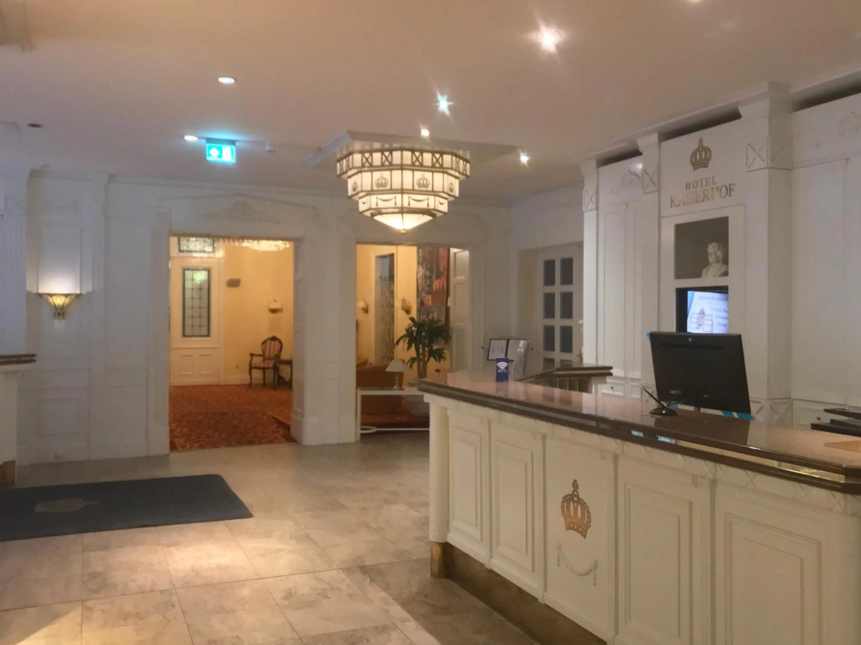 Lobby or reception in Hotel Kaiserhof
