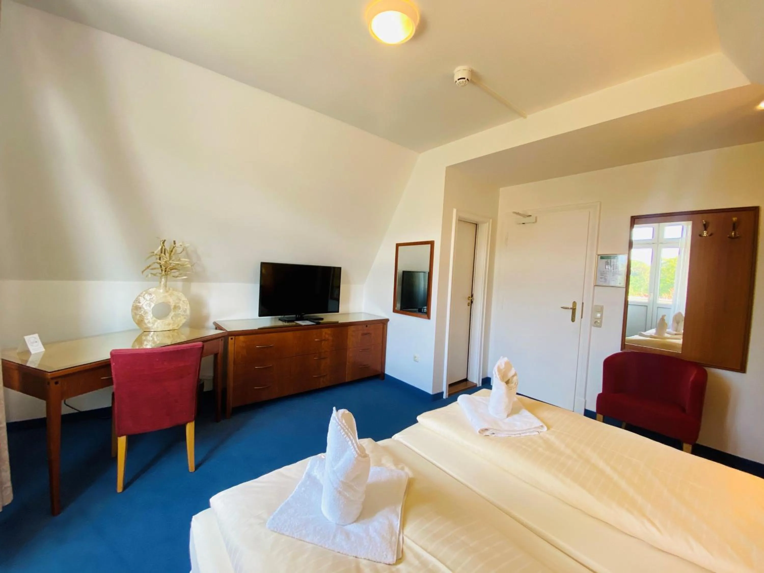 Bed in Hotel Kaiserhof