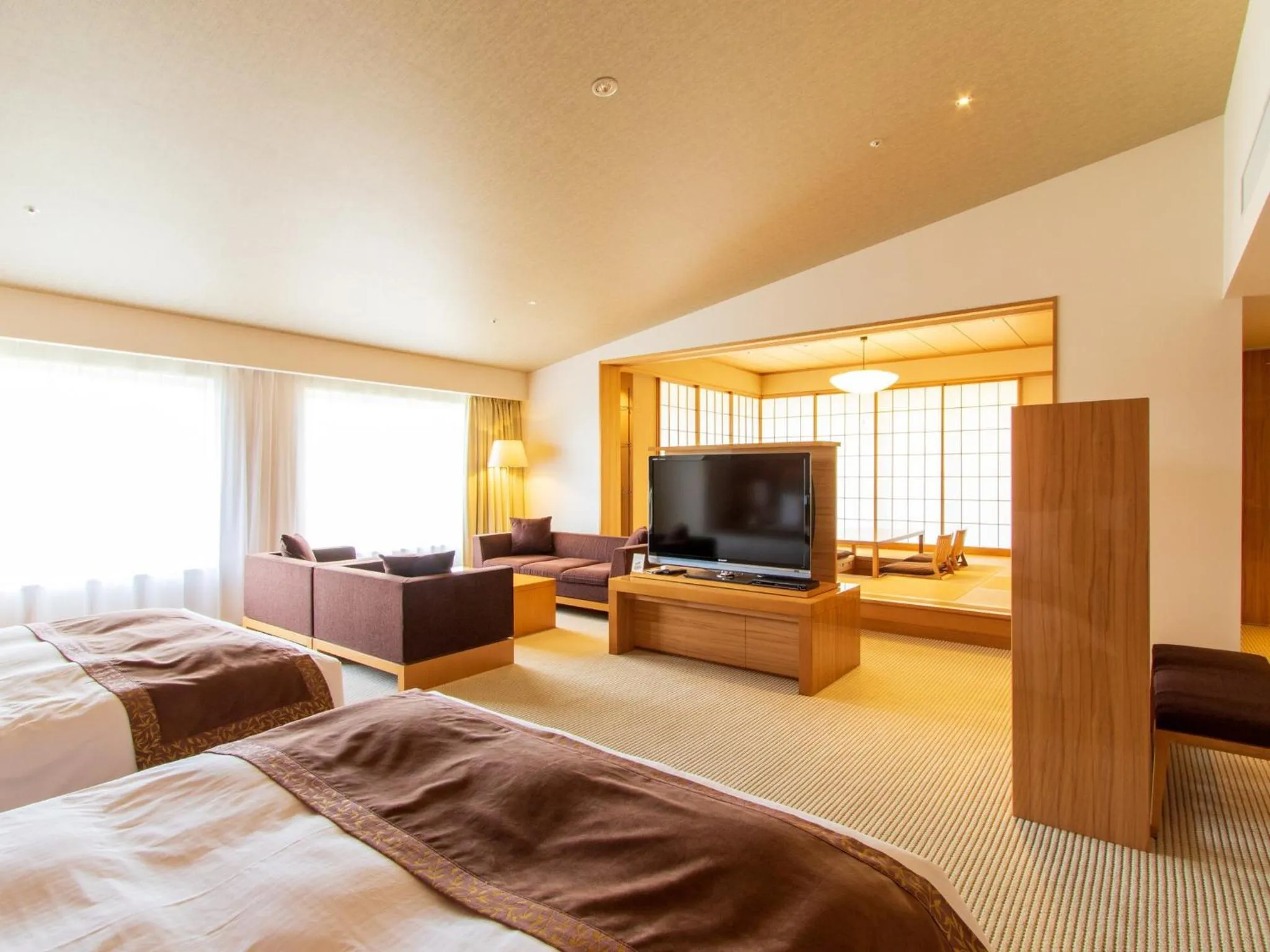 Photo of the whole room, Bed in Mars Garden Wood Gotenba