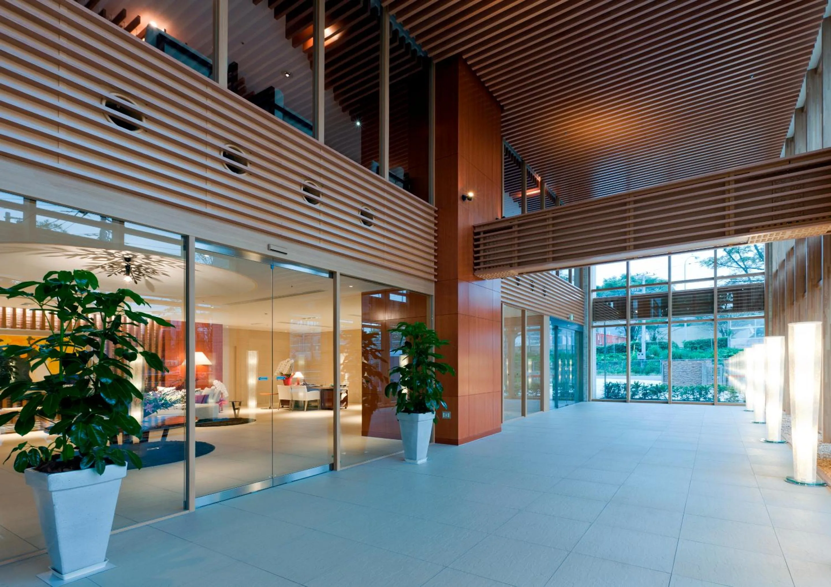 Facade/entrance in Mars Garden Wood Gotenba