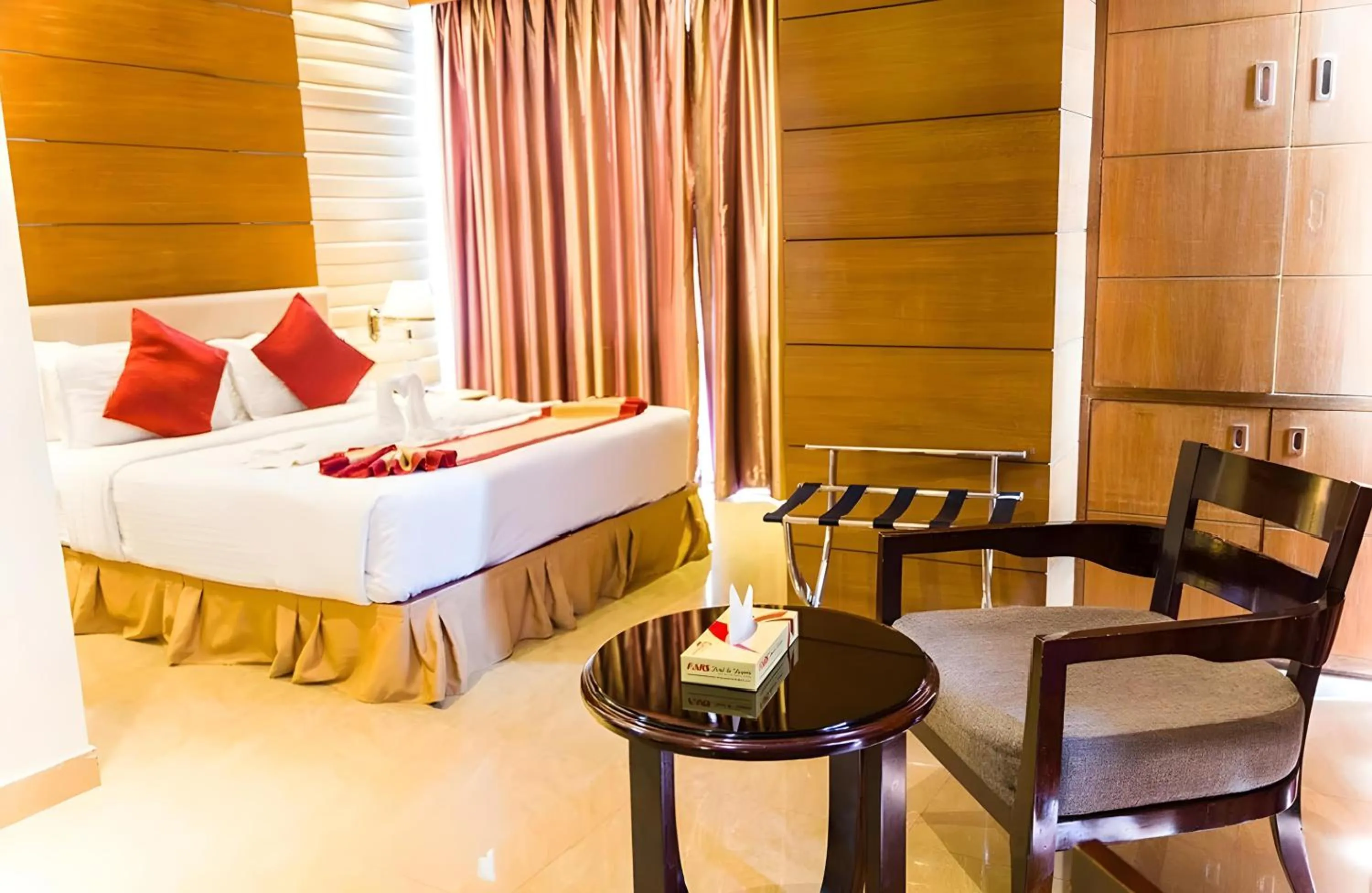 Bedroom, Bed in FARS Hotel & Resorts - BAR-Buffet-Pool-SPA