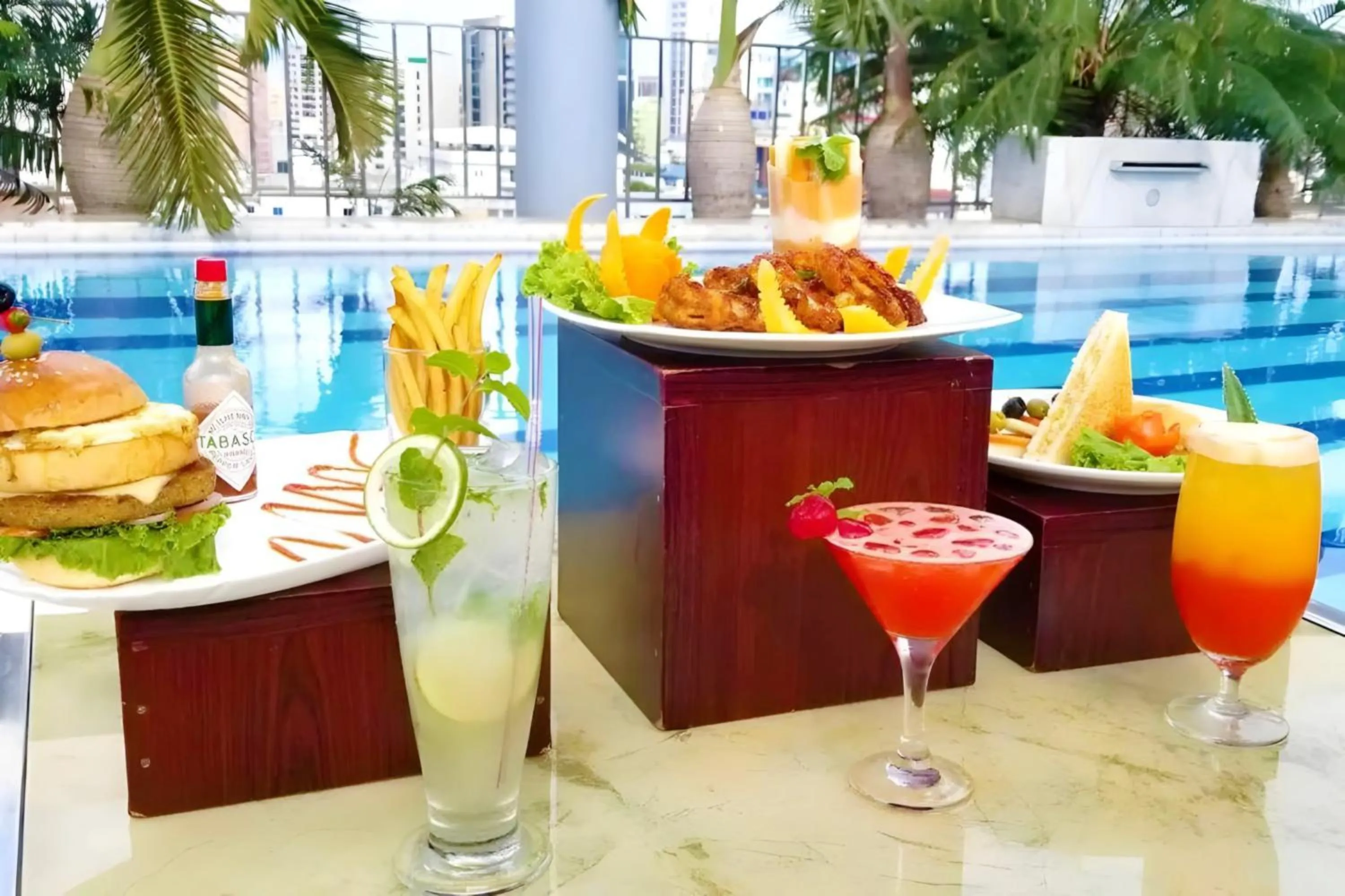 Swimming pool in FARS Hotel & Resorts - BAR-Buffet-Pool-SPA