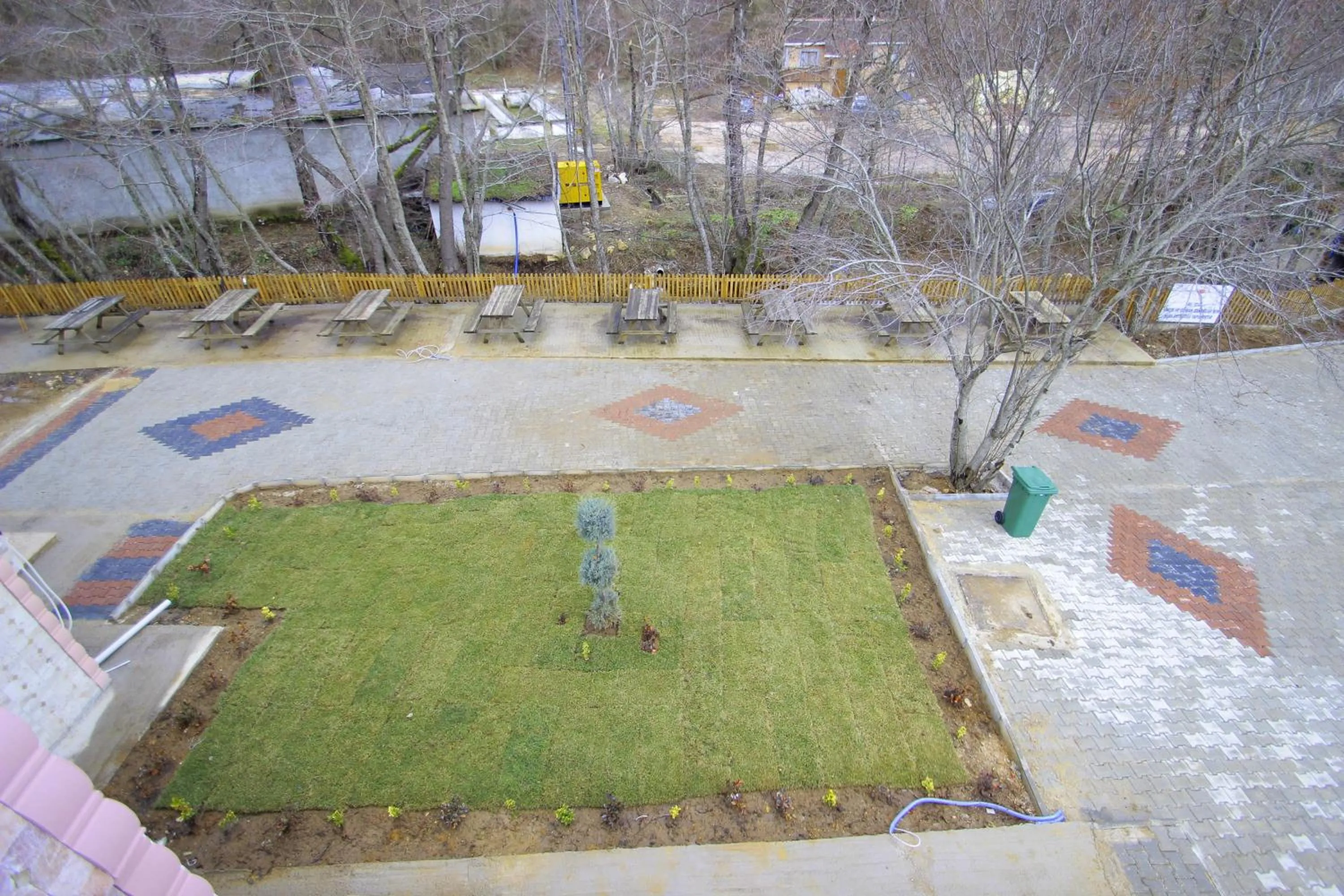 Garden view in Butterfly Butik Hotel