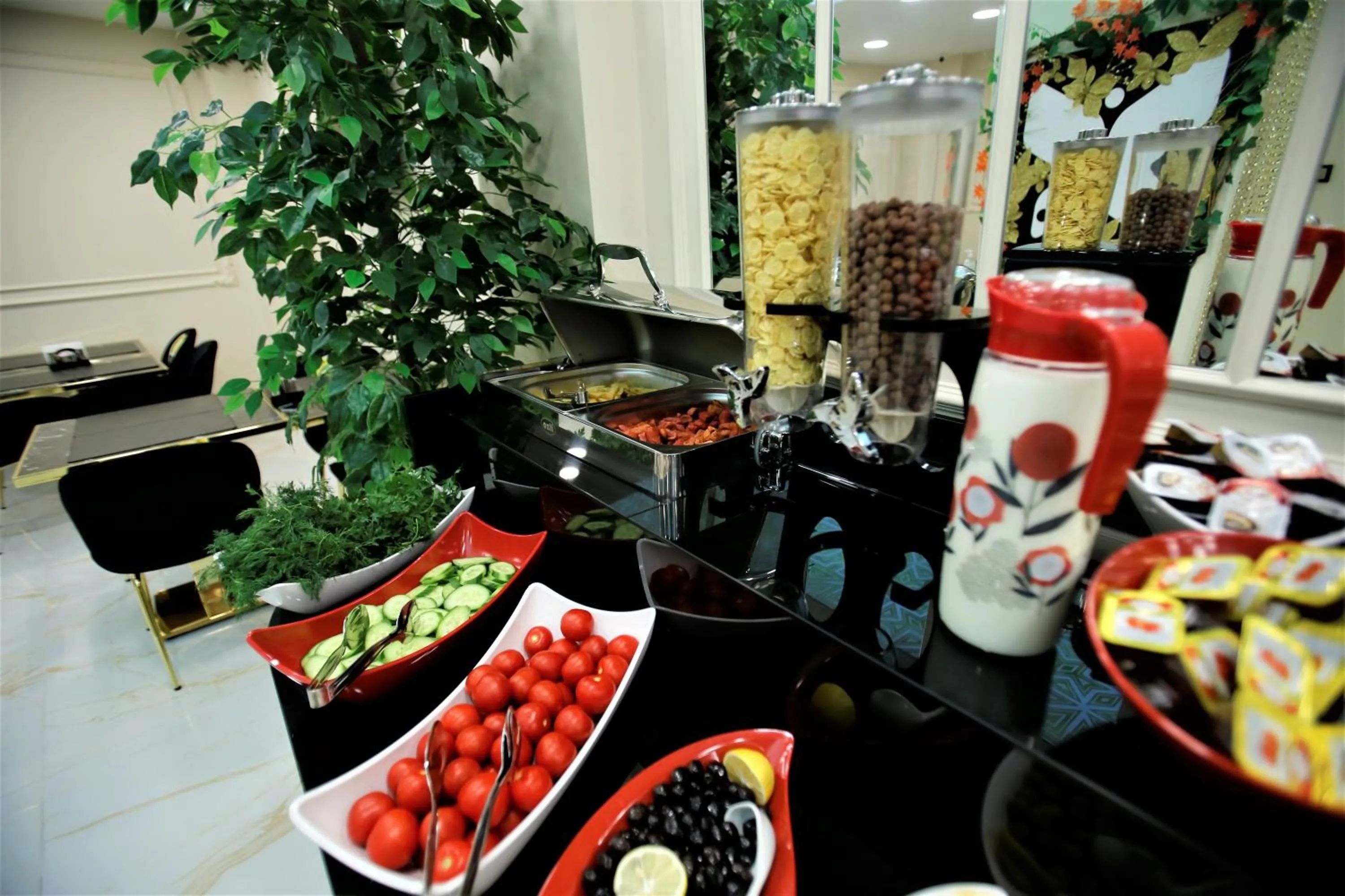 Buffet breakfast in OMMA HOTEL