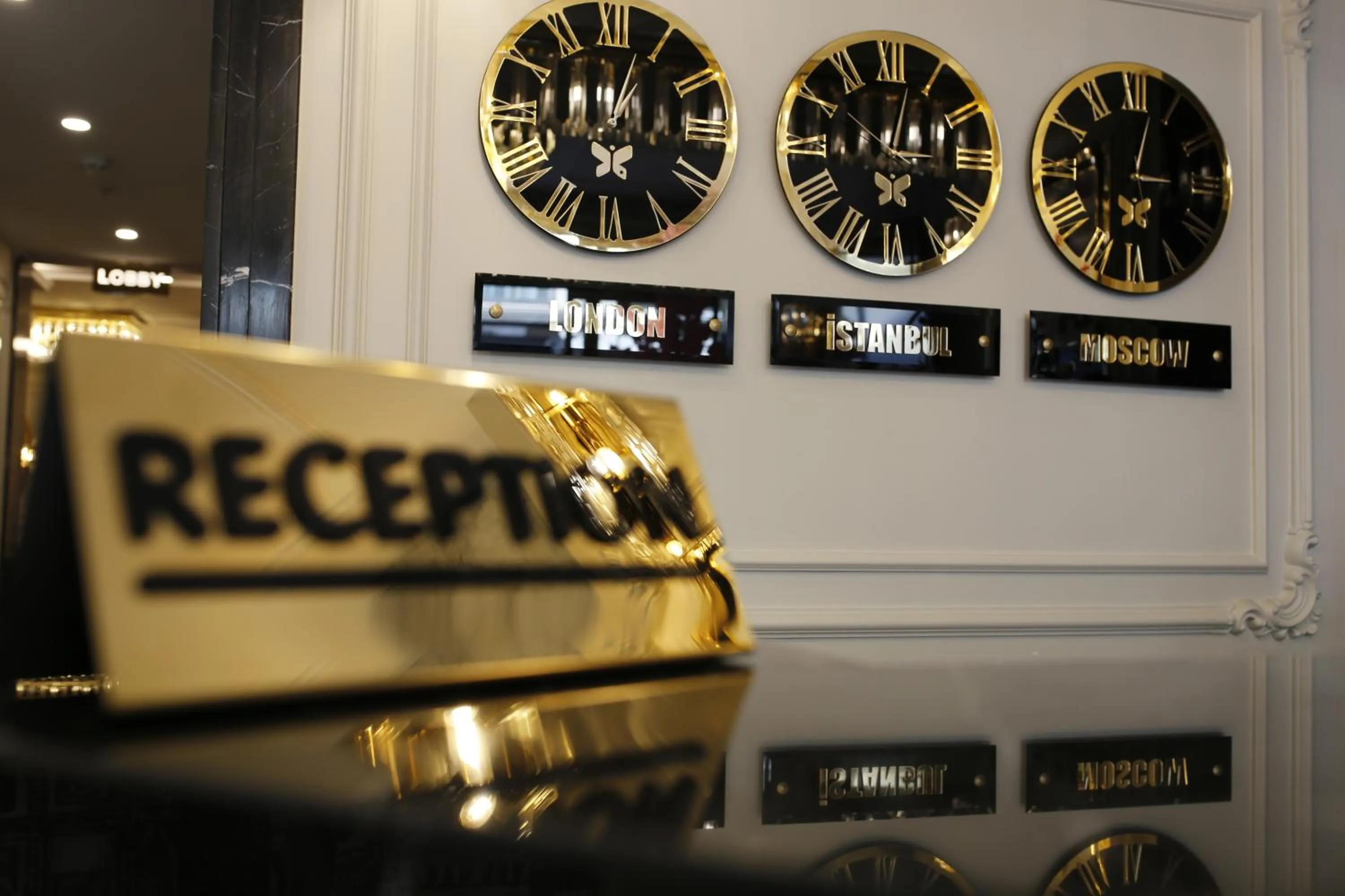 Lobby or reception in OMMA HOTEL