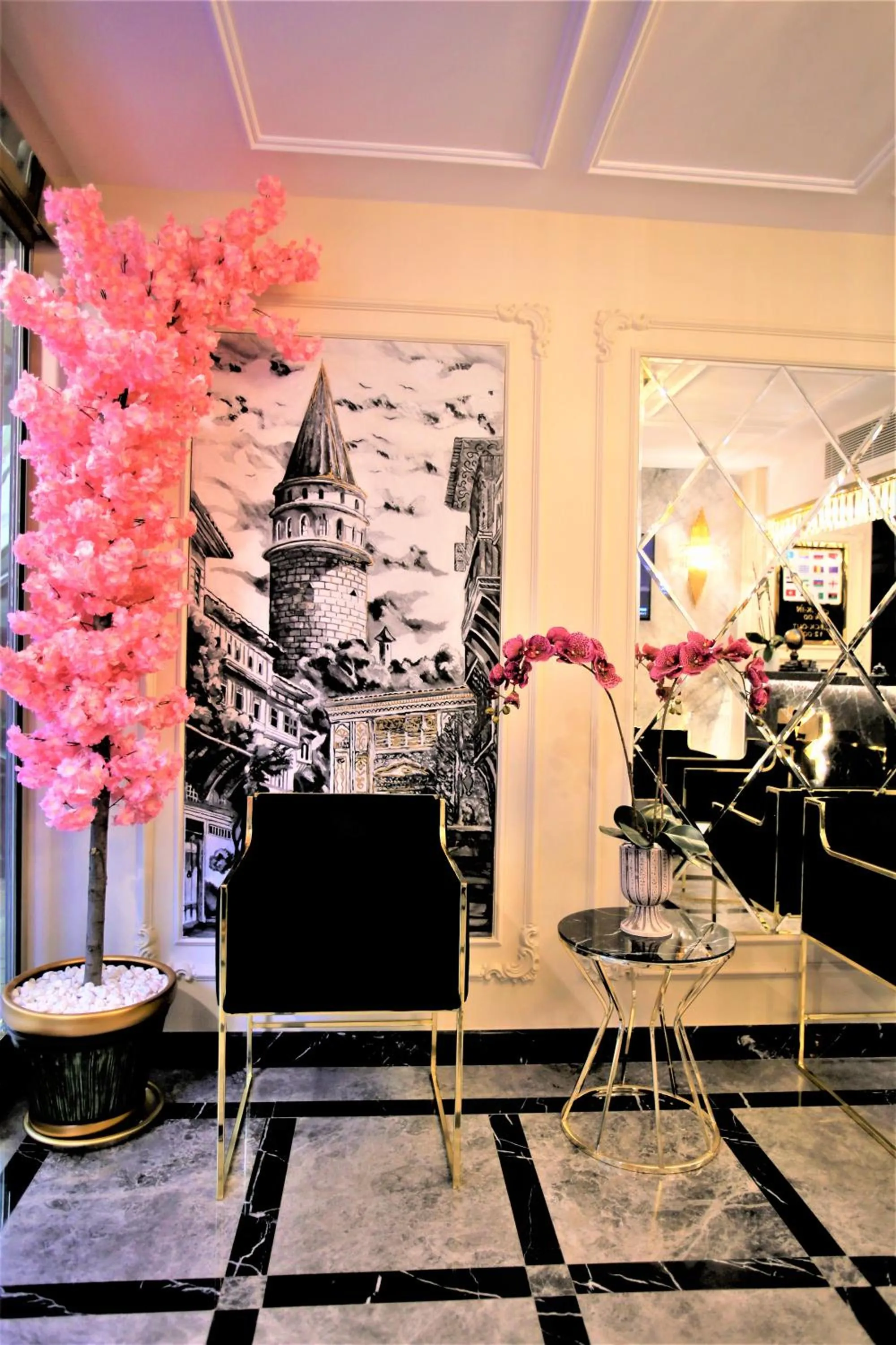 Lobby or reception in OMMA HOTEL