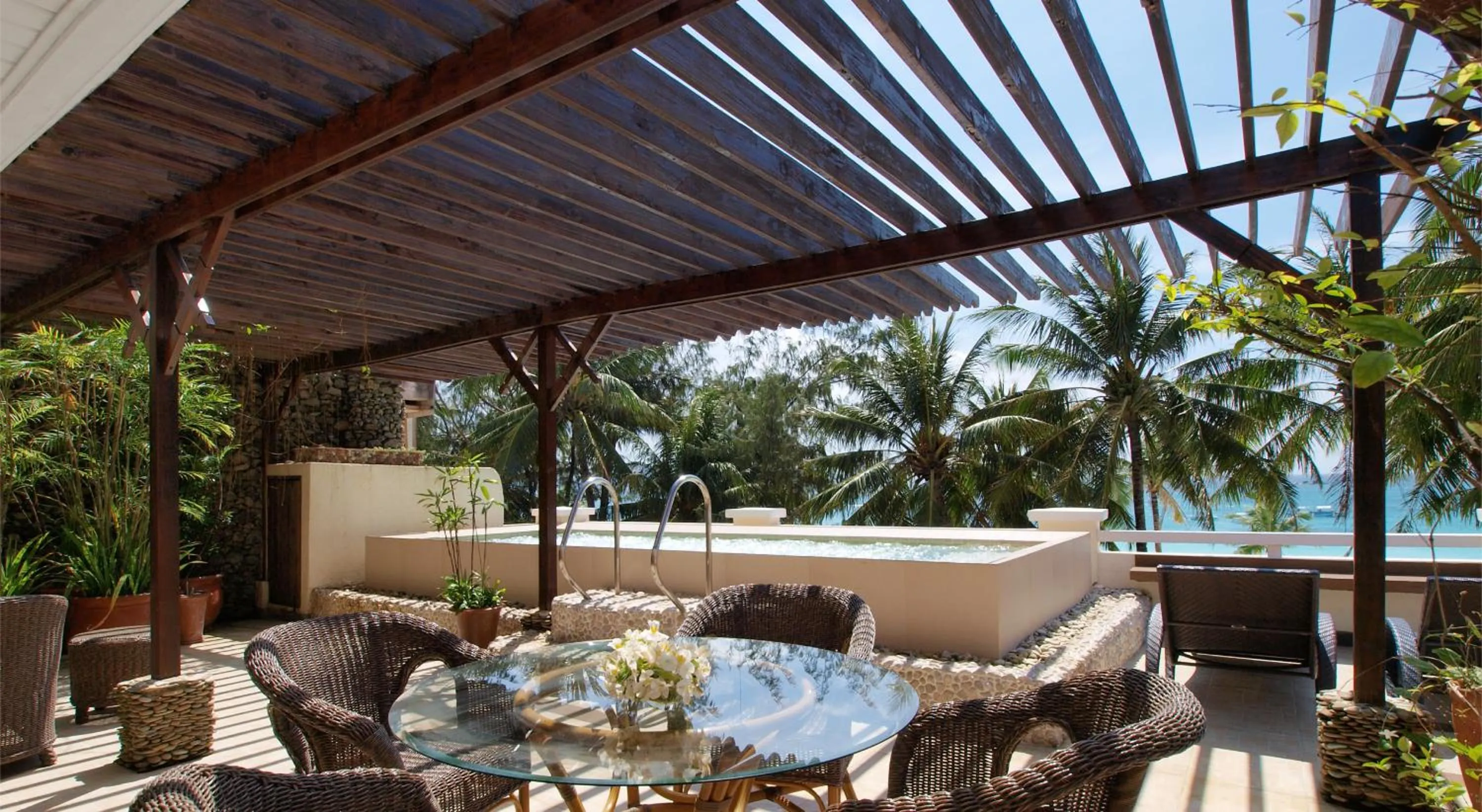 Balcony/Terrace in Boracay Mandarin Island Hotel