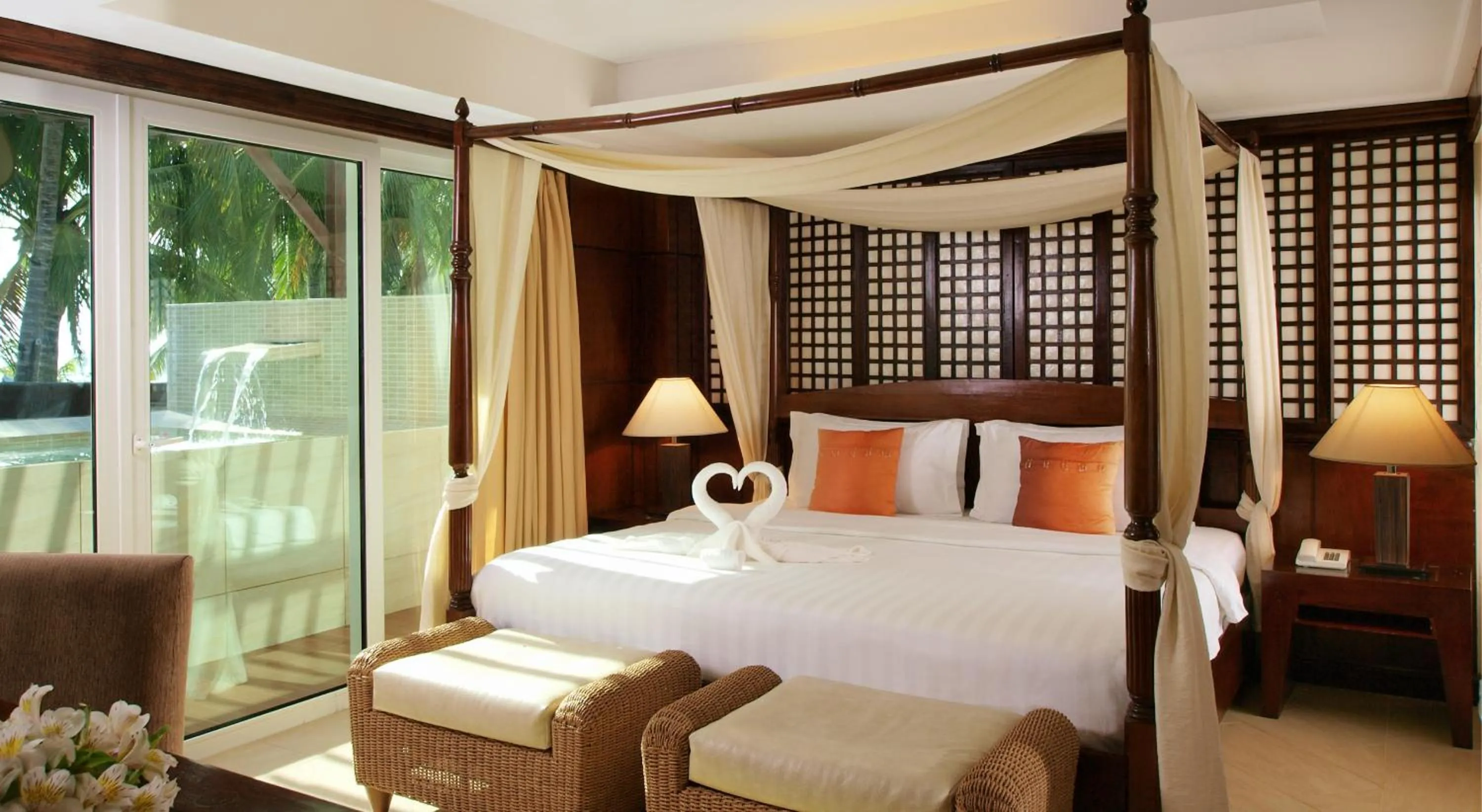 Bedroom, Bed in Boracay Mandarin Island Hotel