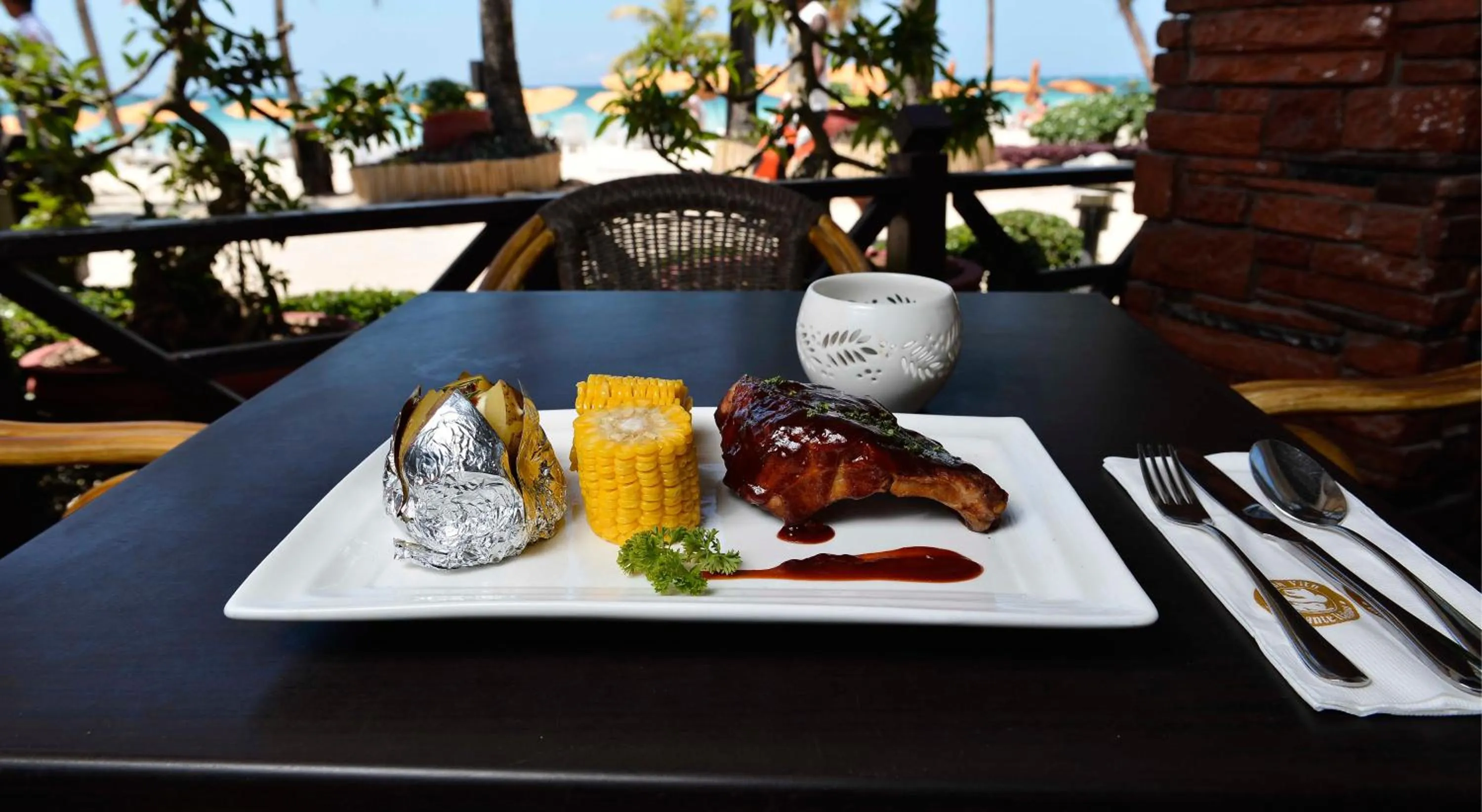 Lunch in Boracay Mandarin Island Hotel