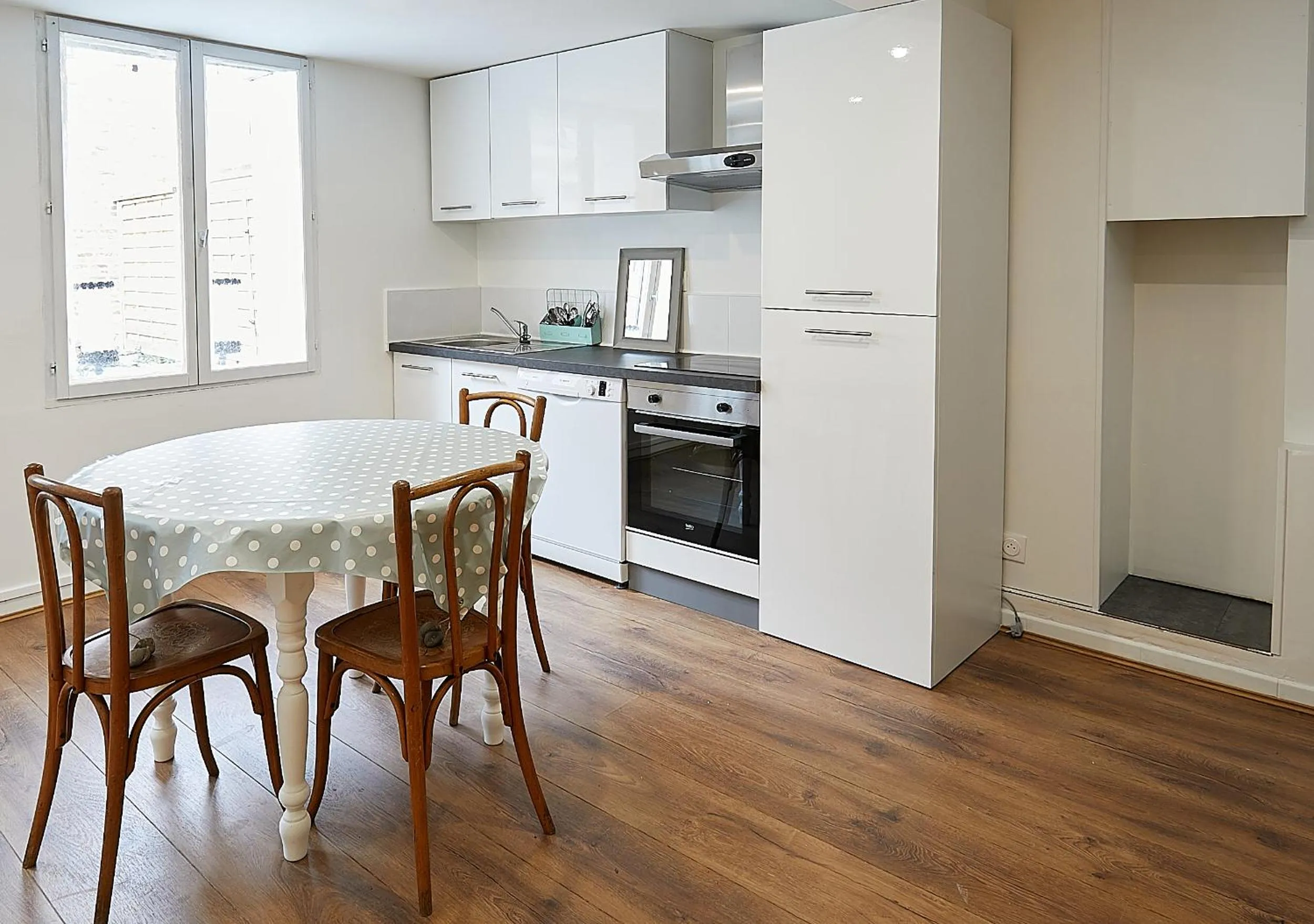 Kitchen or kitchenette in Appart'Hôtel de Paris