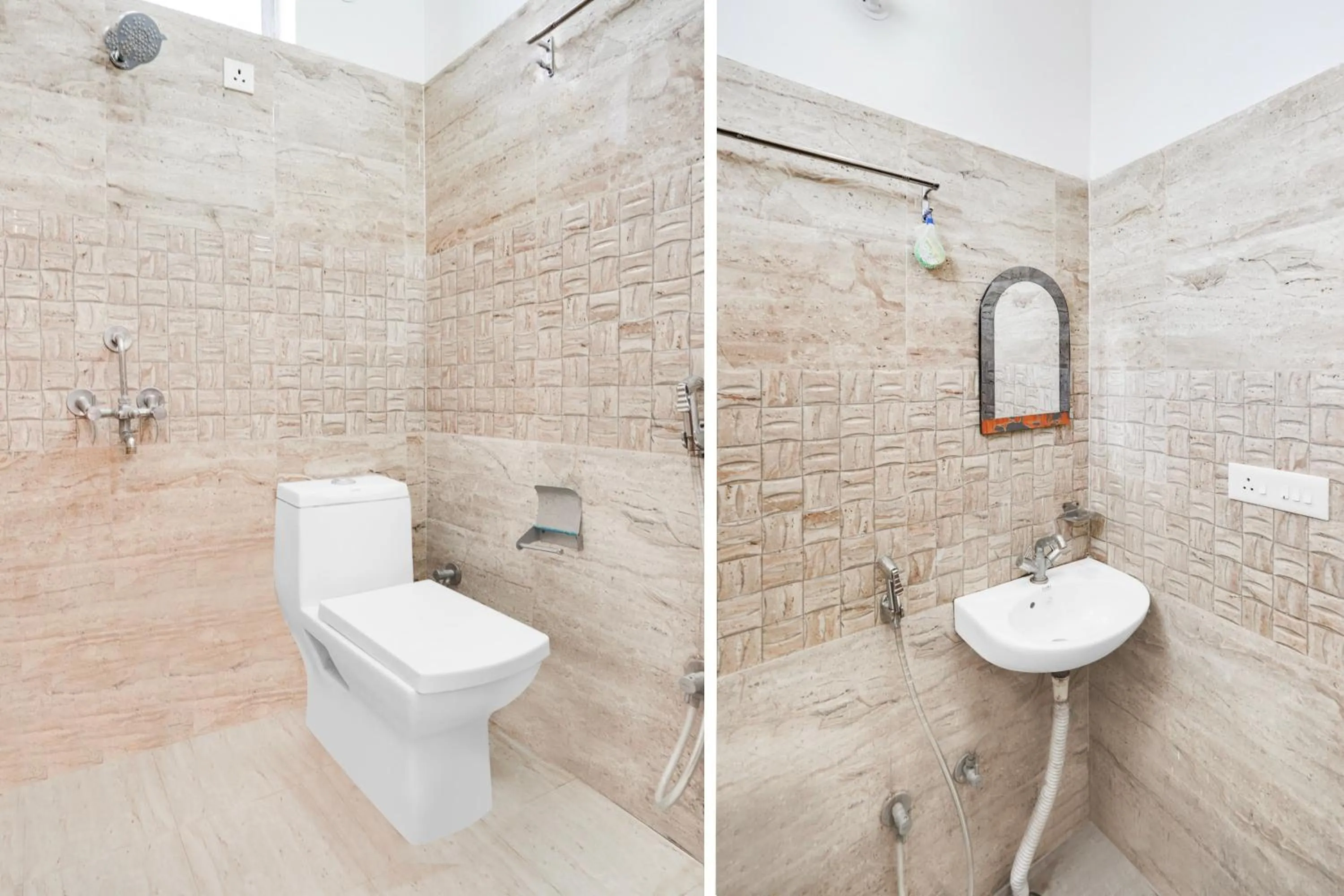 Bathroom in Hotel O Kedarpuram Near Doon University