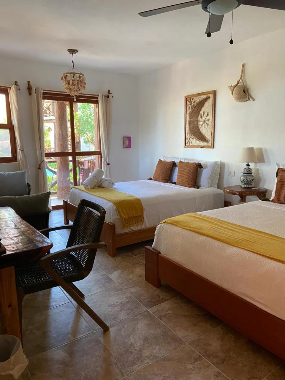 Bed in Casa Hridaya Hotel Boutique