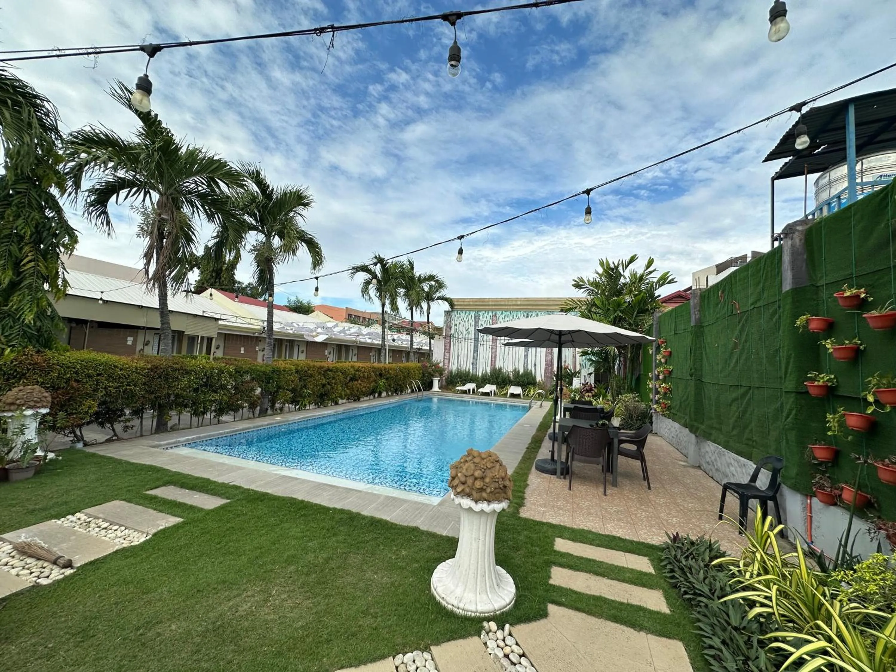 Swimming pool in S and M Hotel Inc.