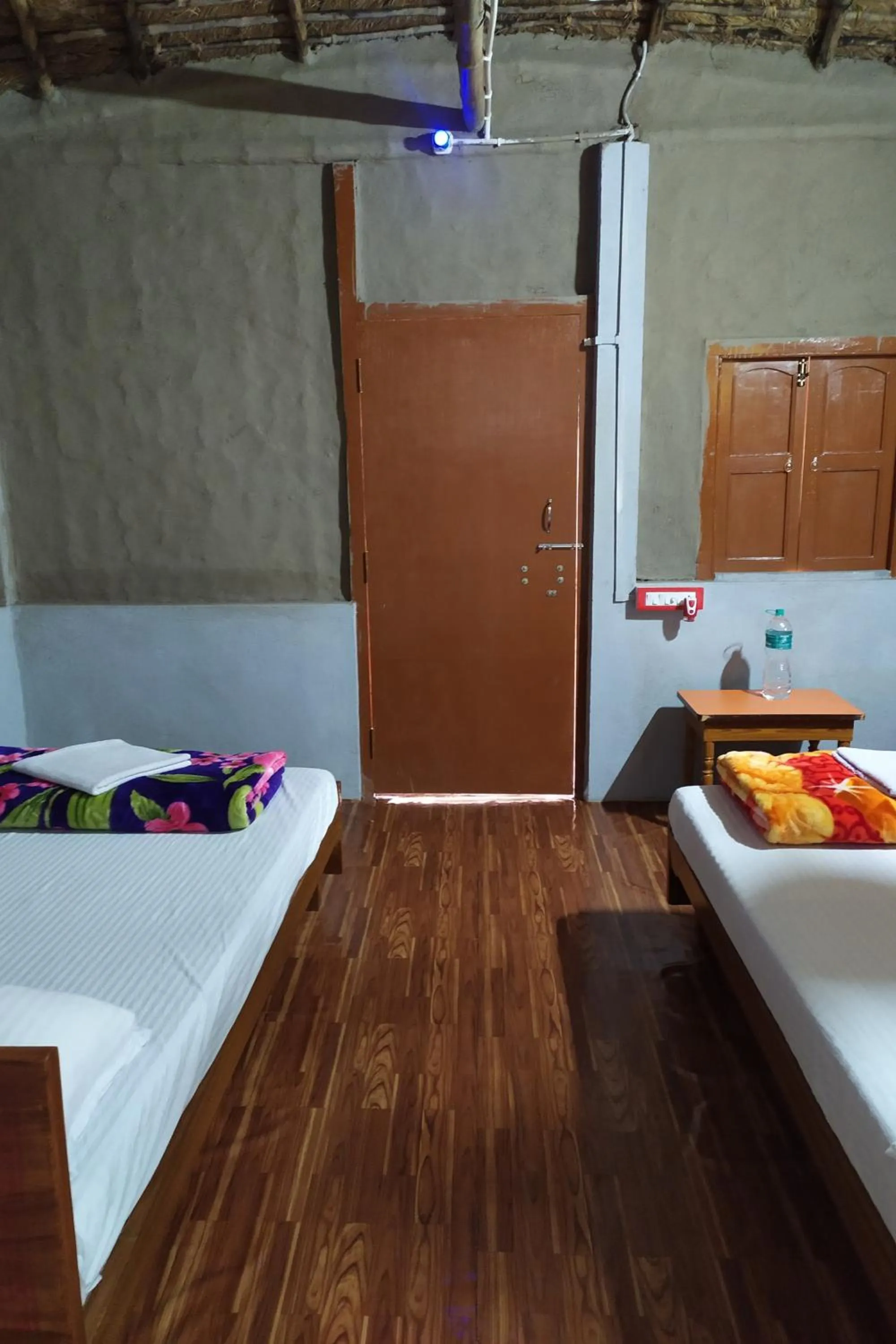 Bed in sundarban jungle mahal resort