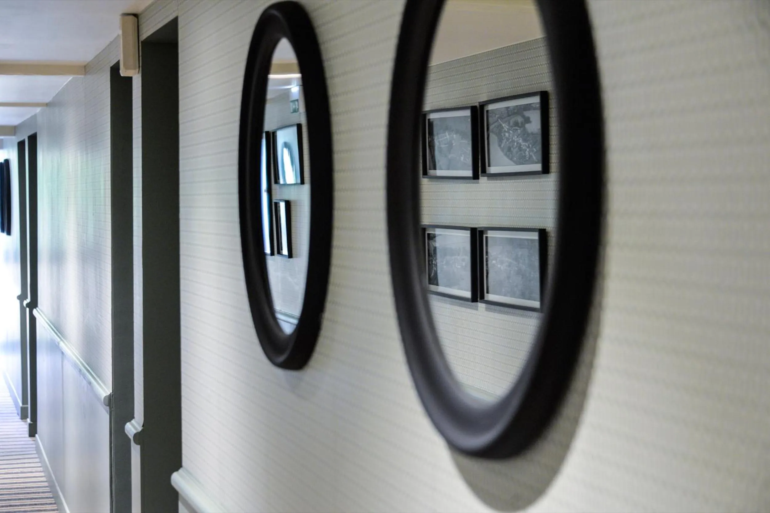 Decorative detail in Logis Hôtel La Ferme de Flaran