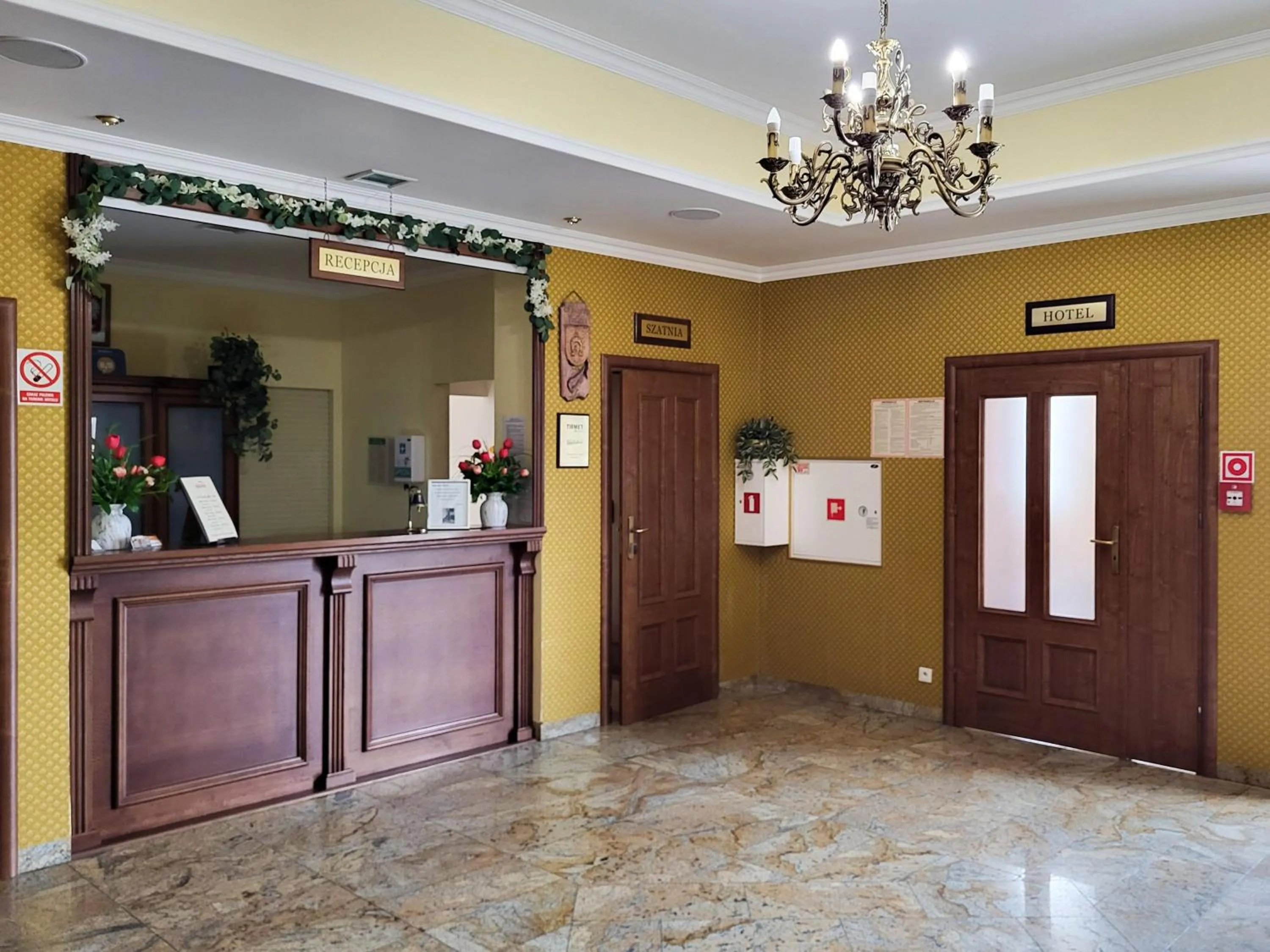 Lobby or reception in Hotel Hesperus