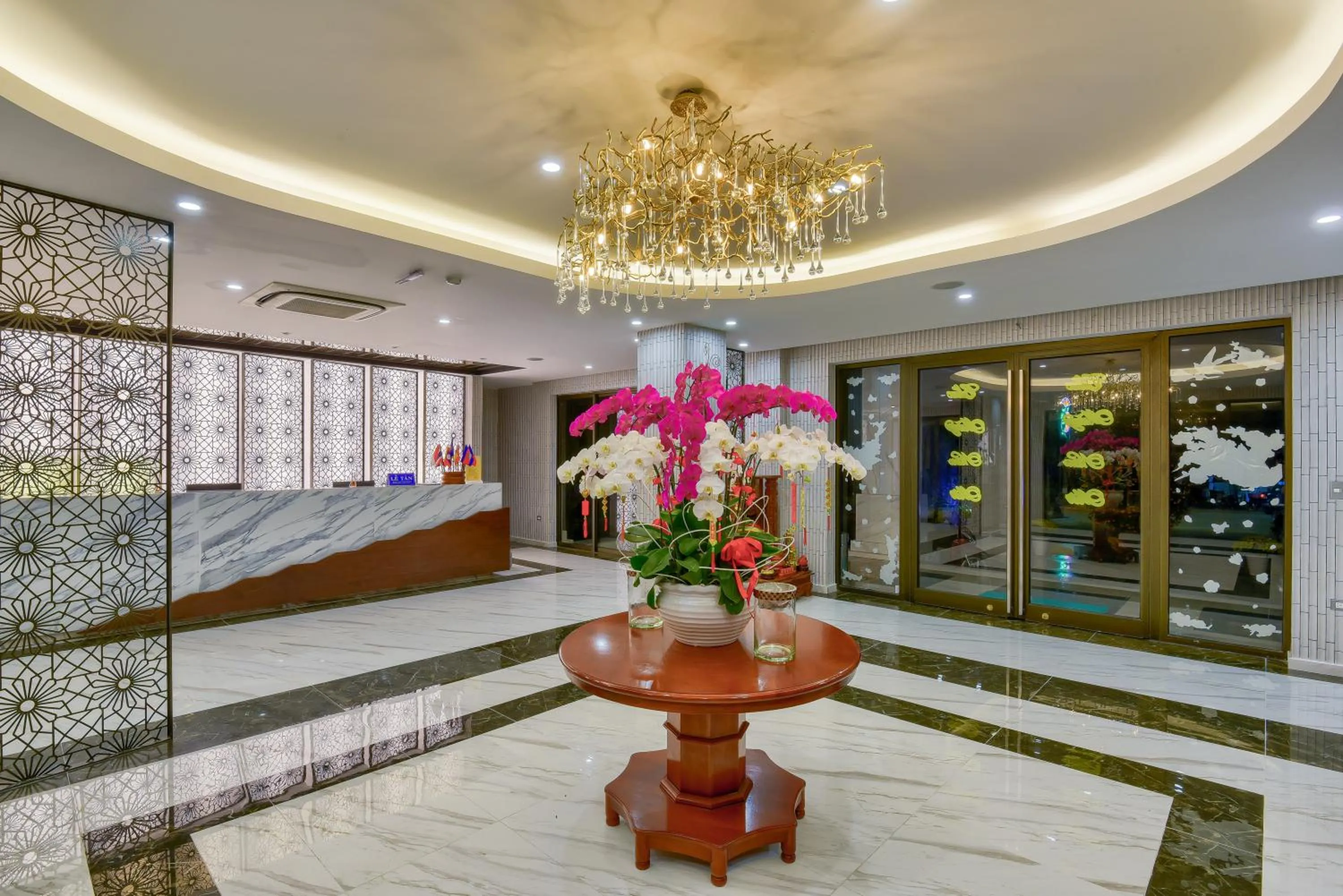 Lobby or reception in MANLI Resort Quảng Bình