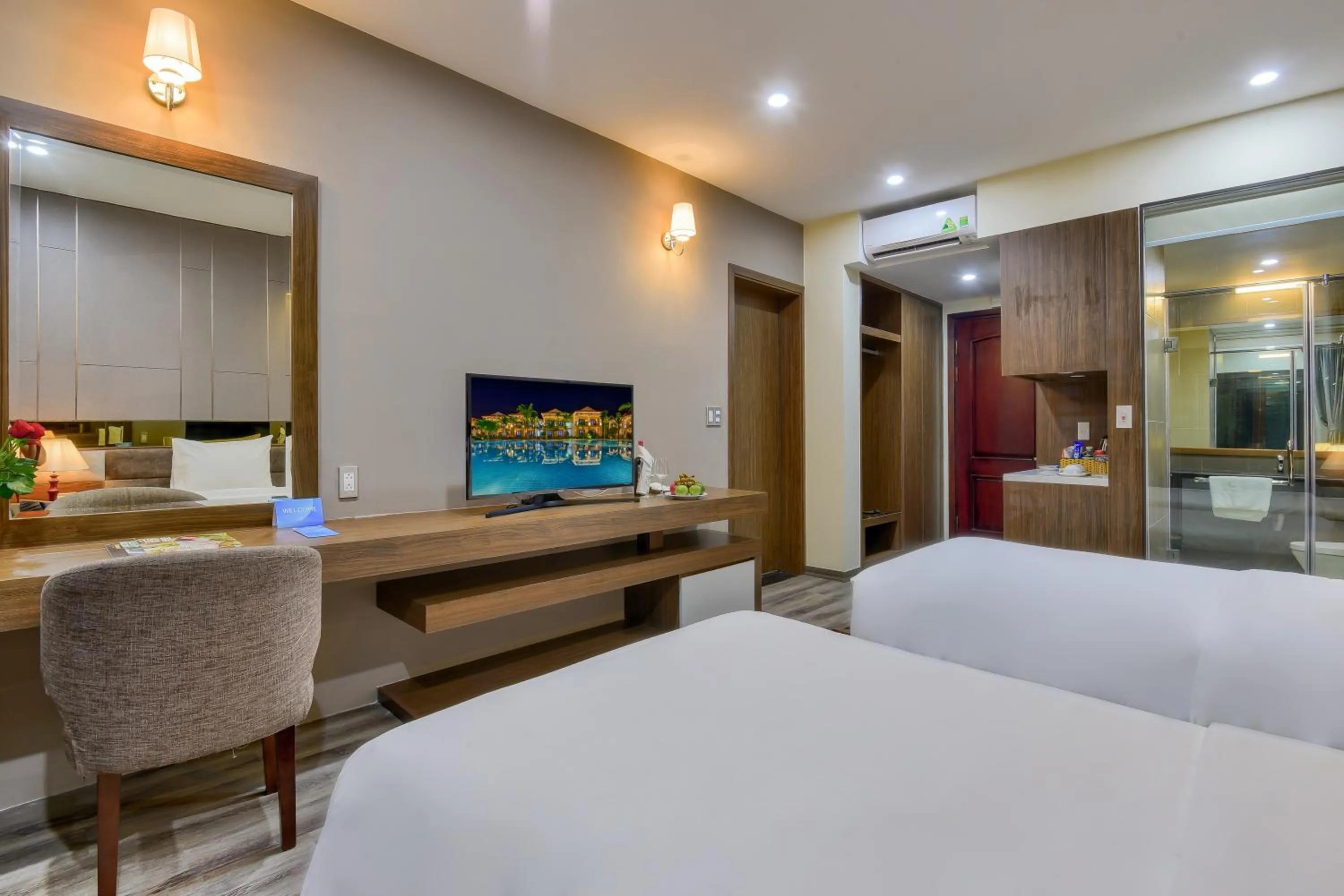 TV and multimedia, Bed in MANLI Resort Quảng Bình