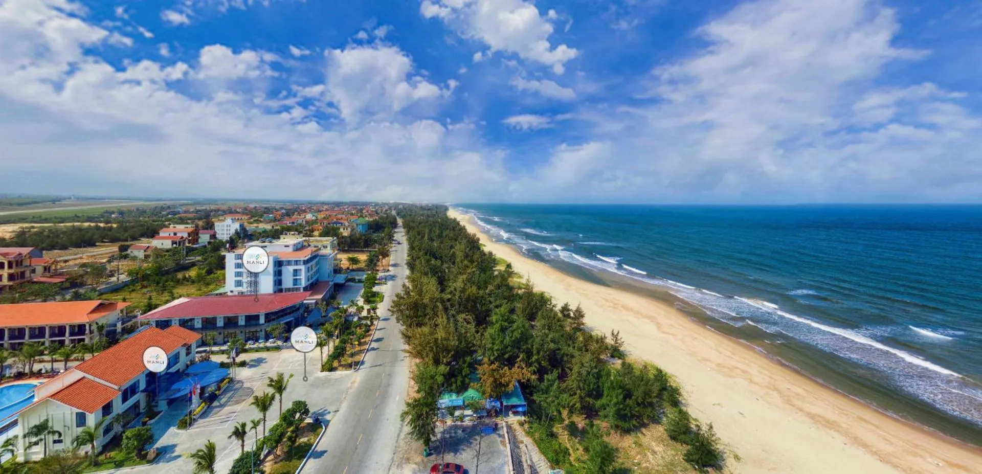 Beach in MANLI Resort Quảng Bình