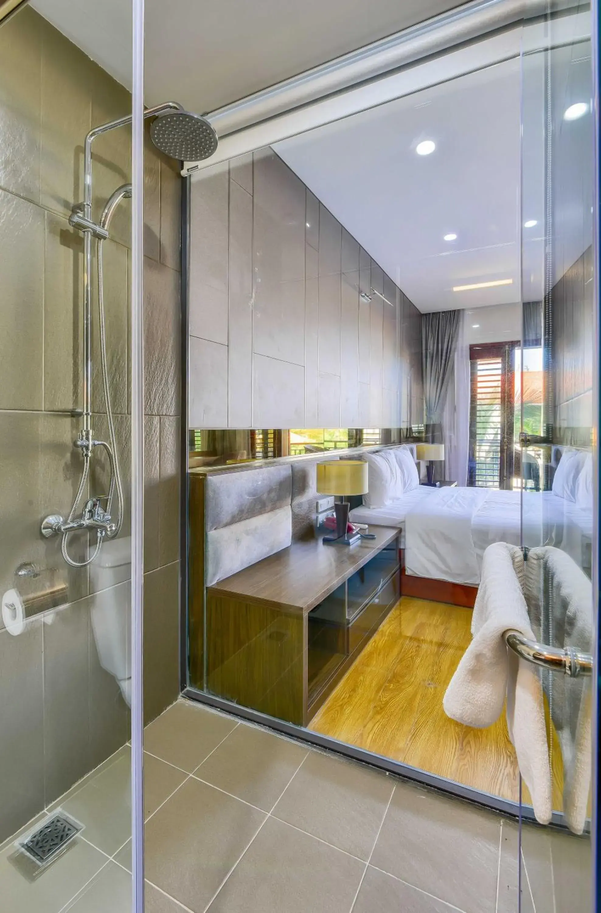 Double Room with Pool View in MANLI Resort Quảng Bình Double Room with Pool View in MANLI Resort Quảng Bình