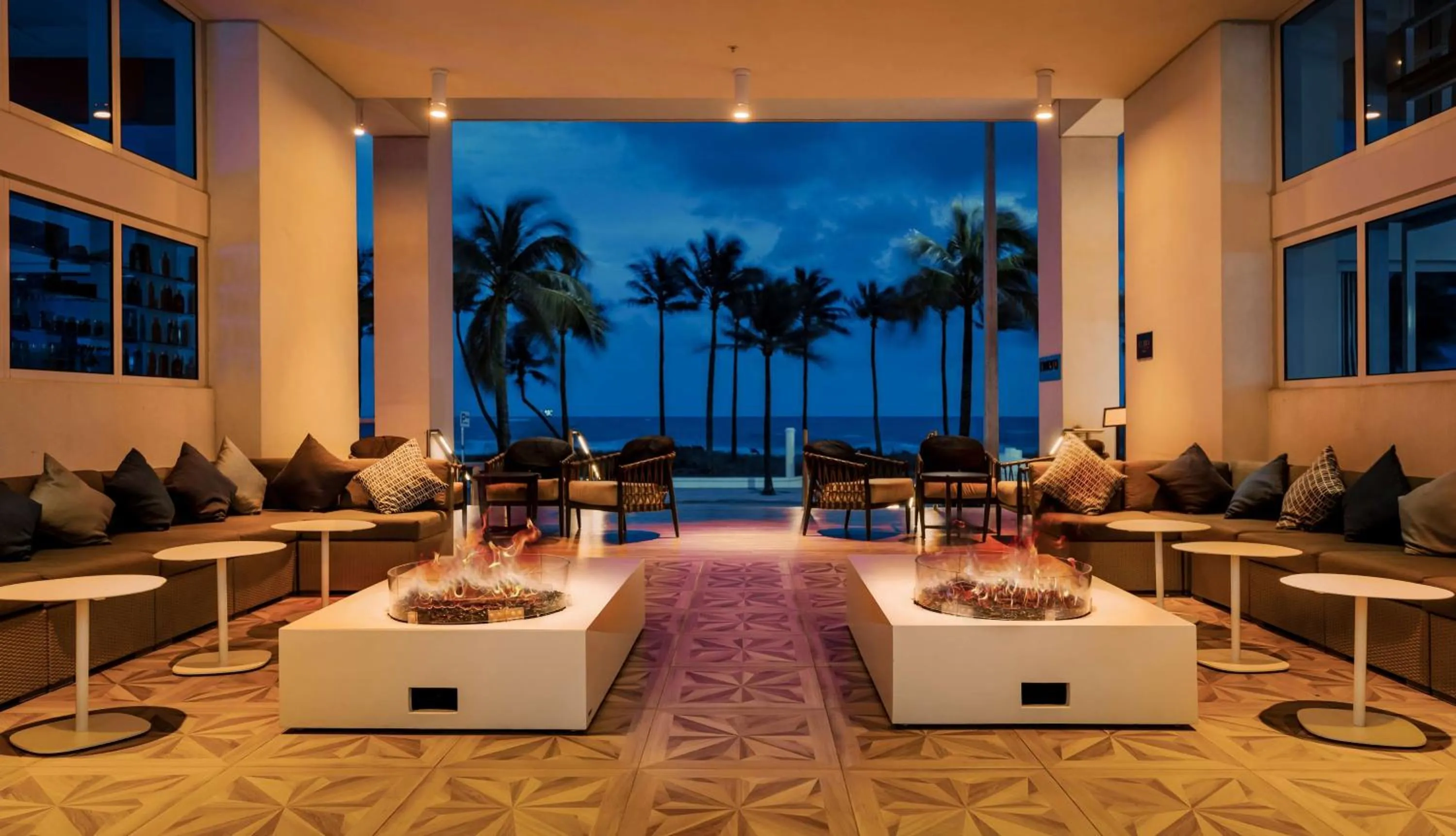 Inner courtyard view in Hotel Maren Fort Lauderdale Beach, Curio Collection By Hilton