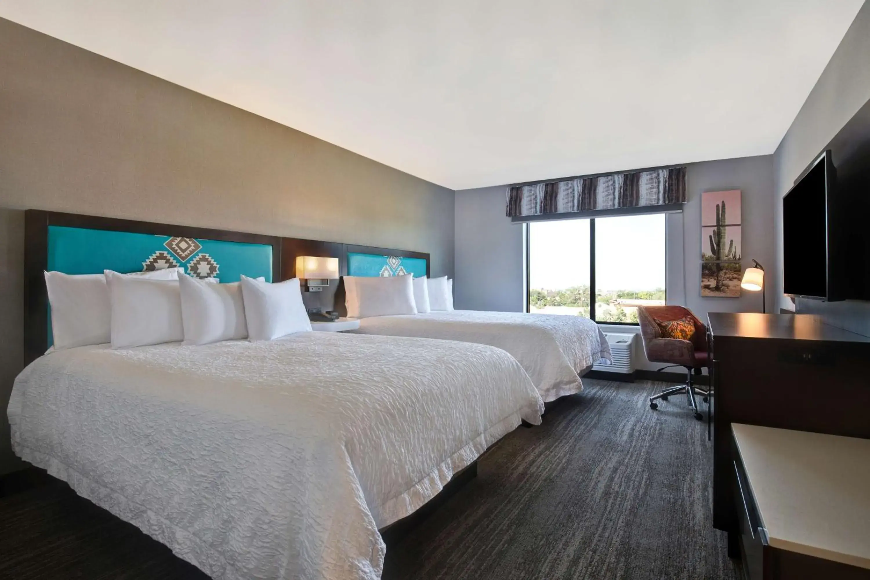 Queen Room with Two Queen Beds in Hampton Inn Santa Fe South, NM Queen Room with Two Queen Beds in Hampton Inn Santa Fe South, NM