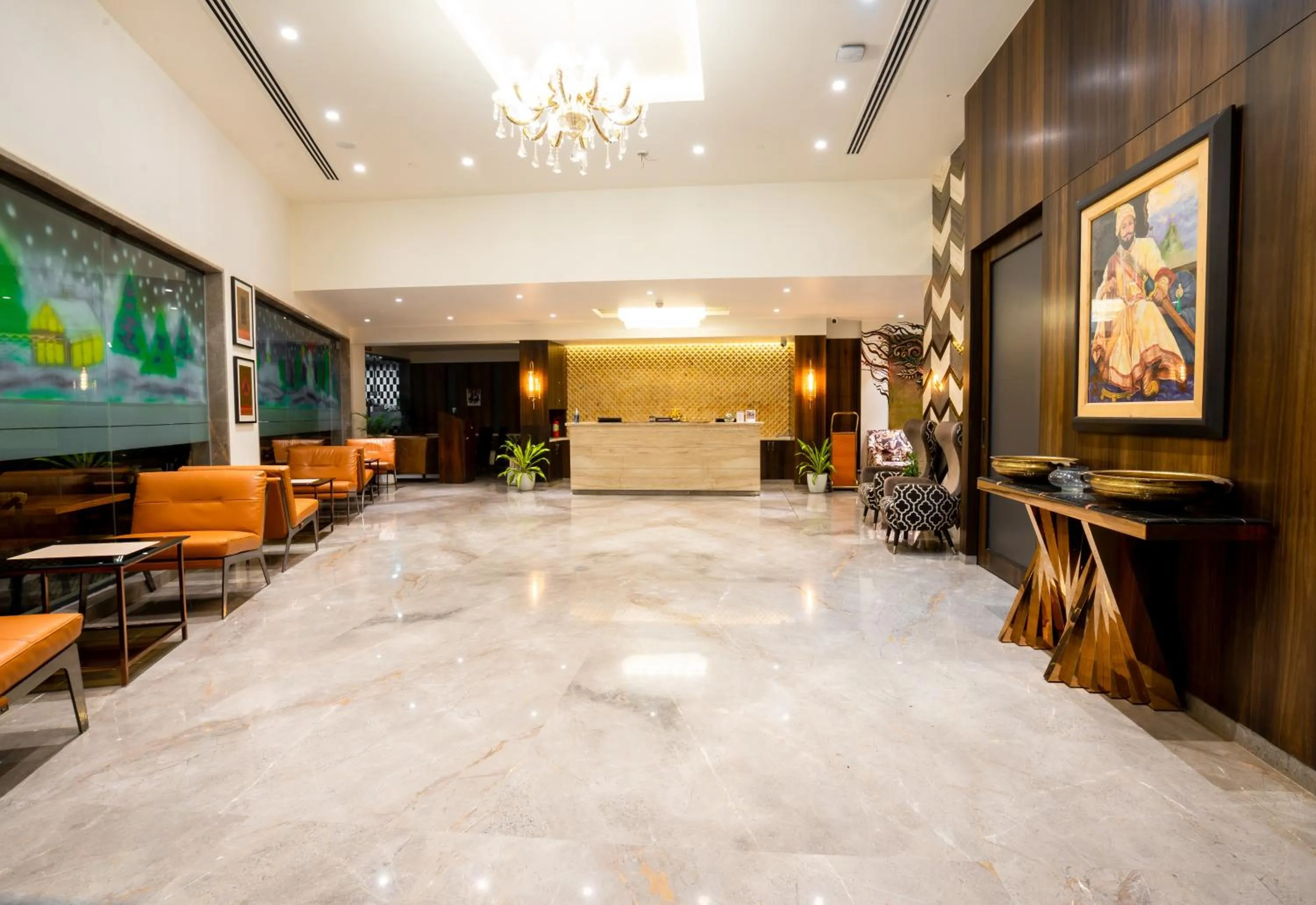 Lobby or reception in The Orchid Lonavala