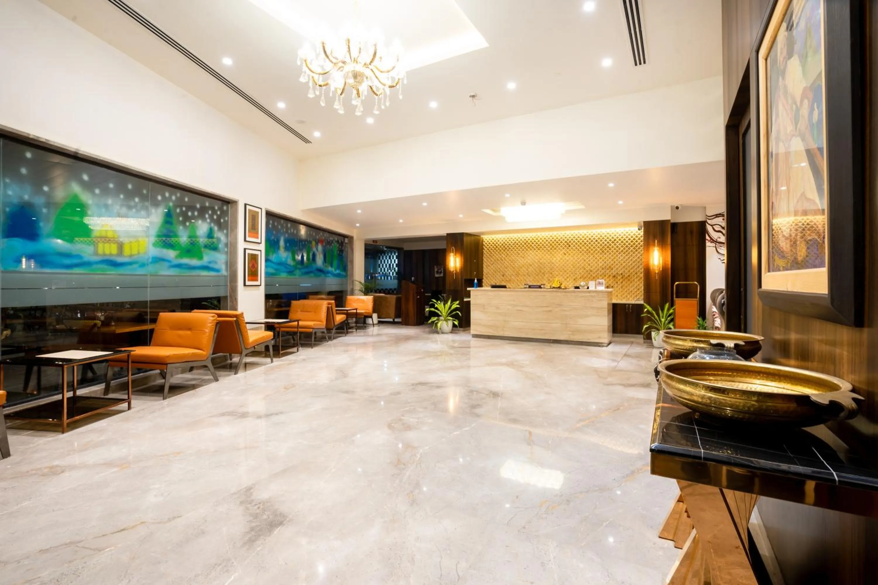 Lobby or reception in The Orchid Lonavala