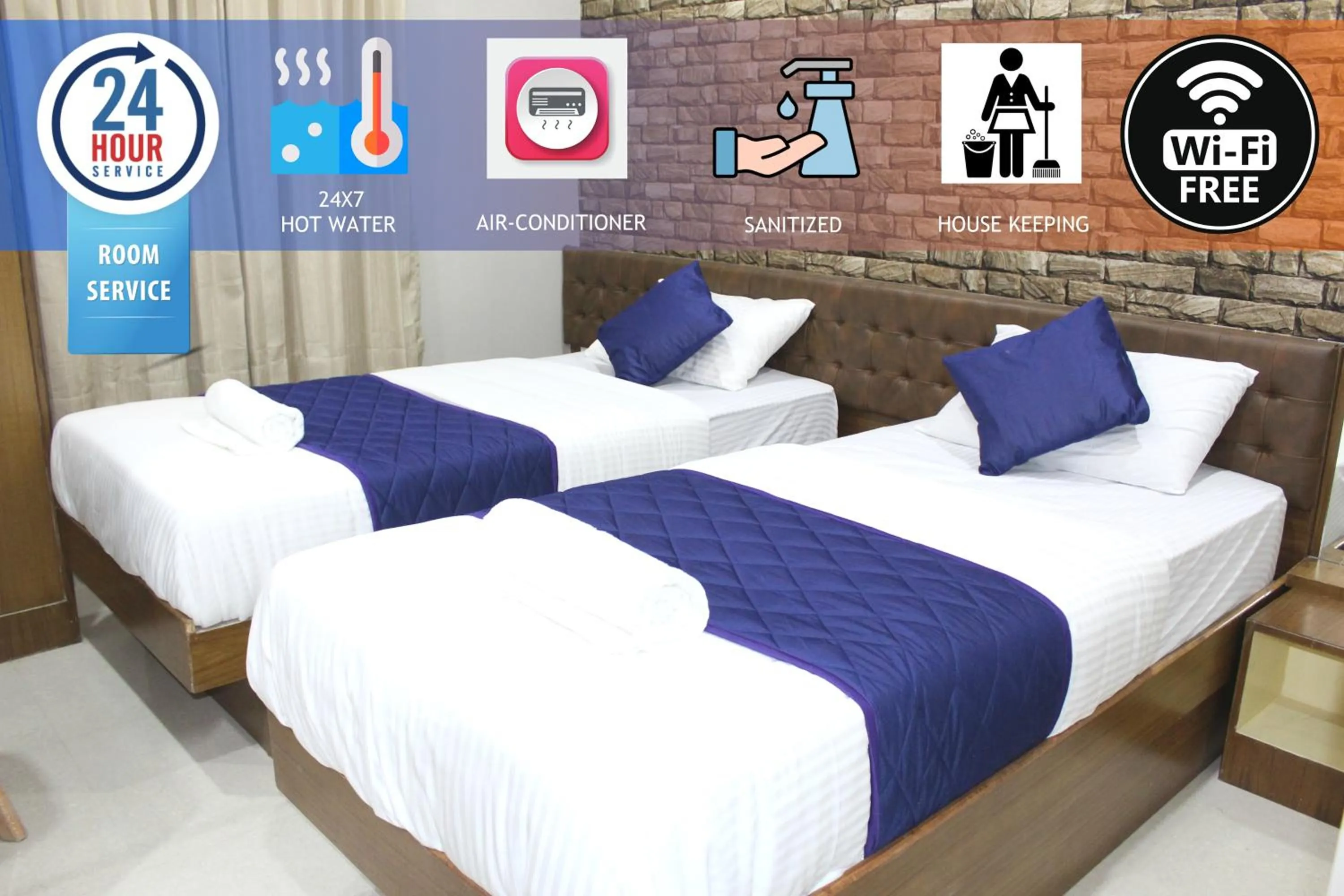 Bed in Olivia Inn And Suites