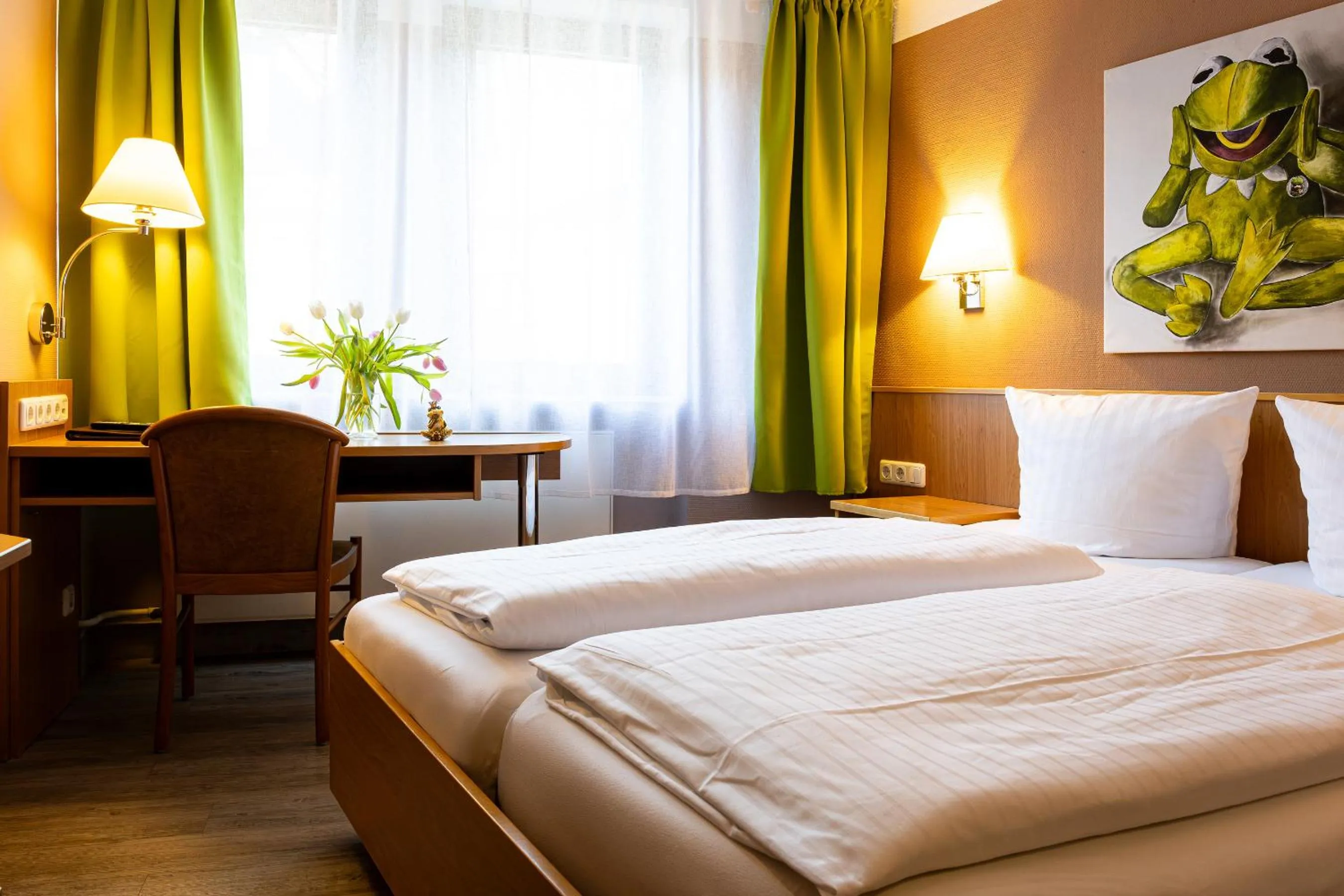 Photo of the whole room, Bed in Hotel Aulmann