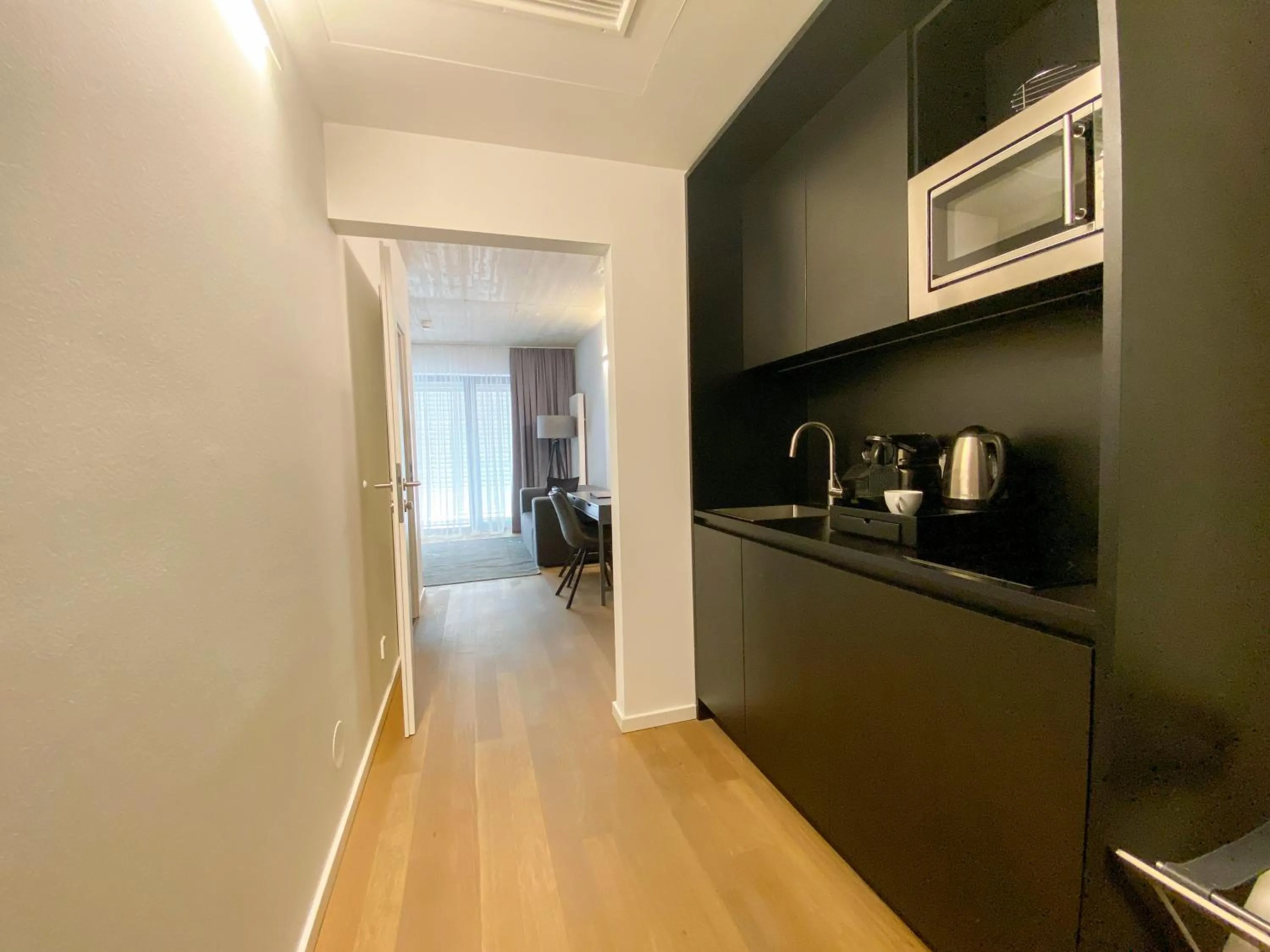 kitchen in Blackhome Graz I contactless check-in