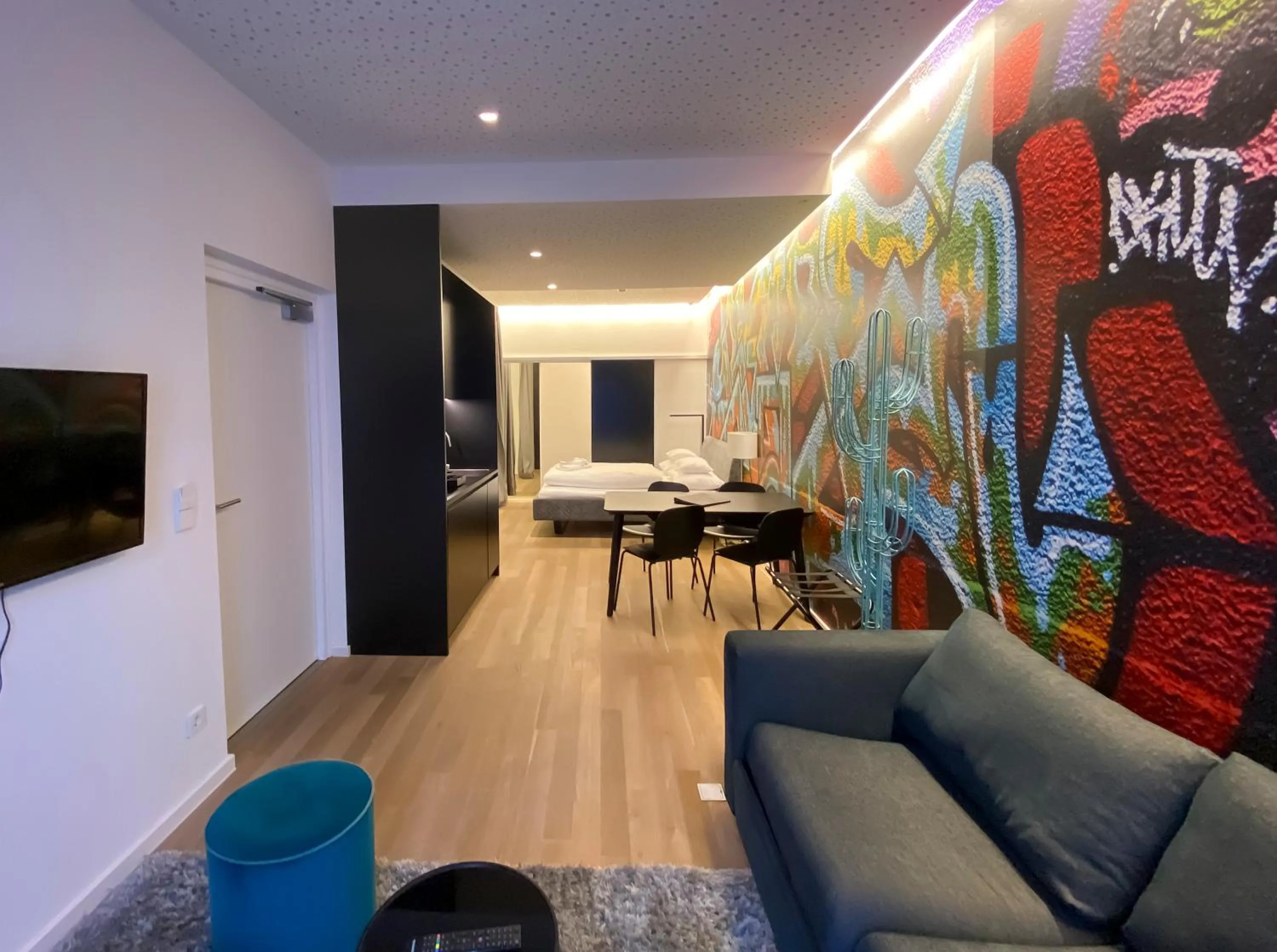 Living room in Blackhome Graz I contactless check-in