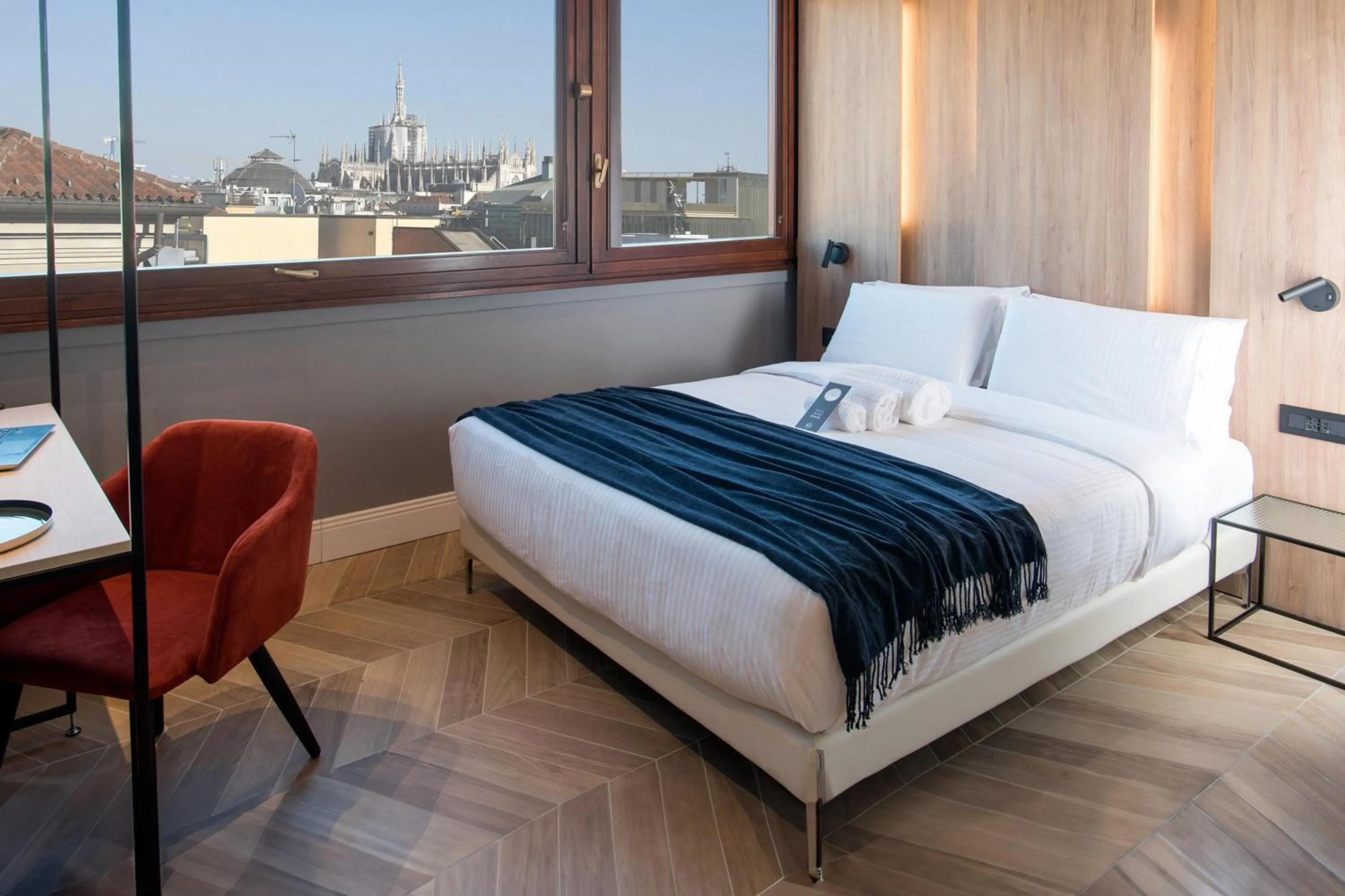 Photo of the whole room, Bed in B&B Hotel Milano City Center Duomo