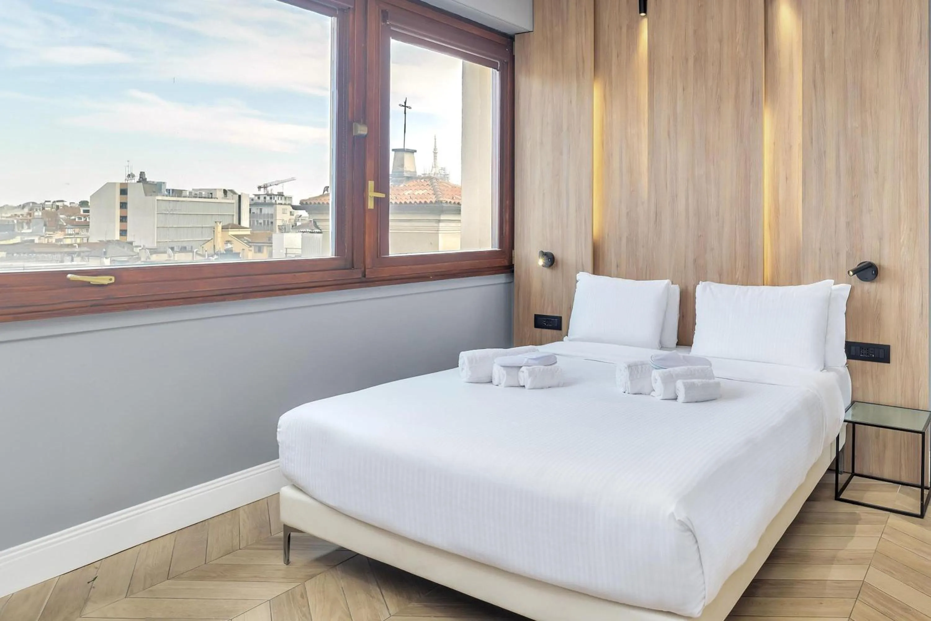 Photo of the whole room, Bed in B&B Hotel Milano City Center Duomo