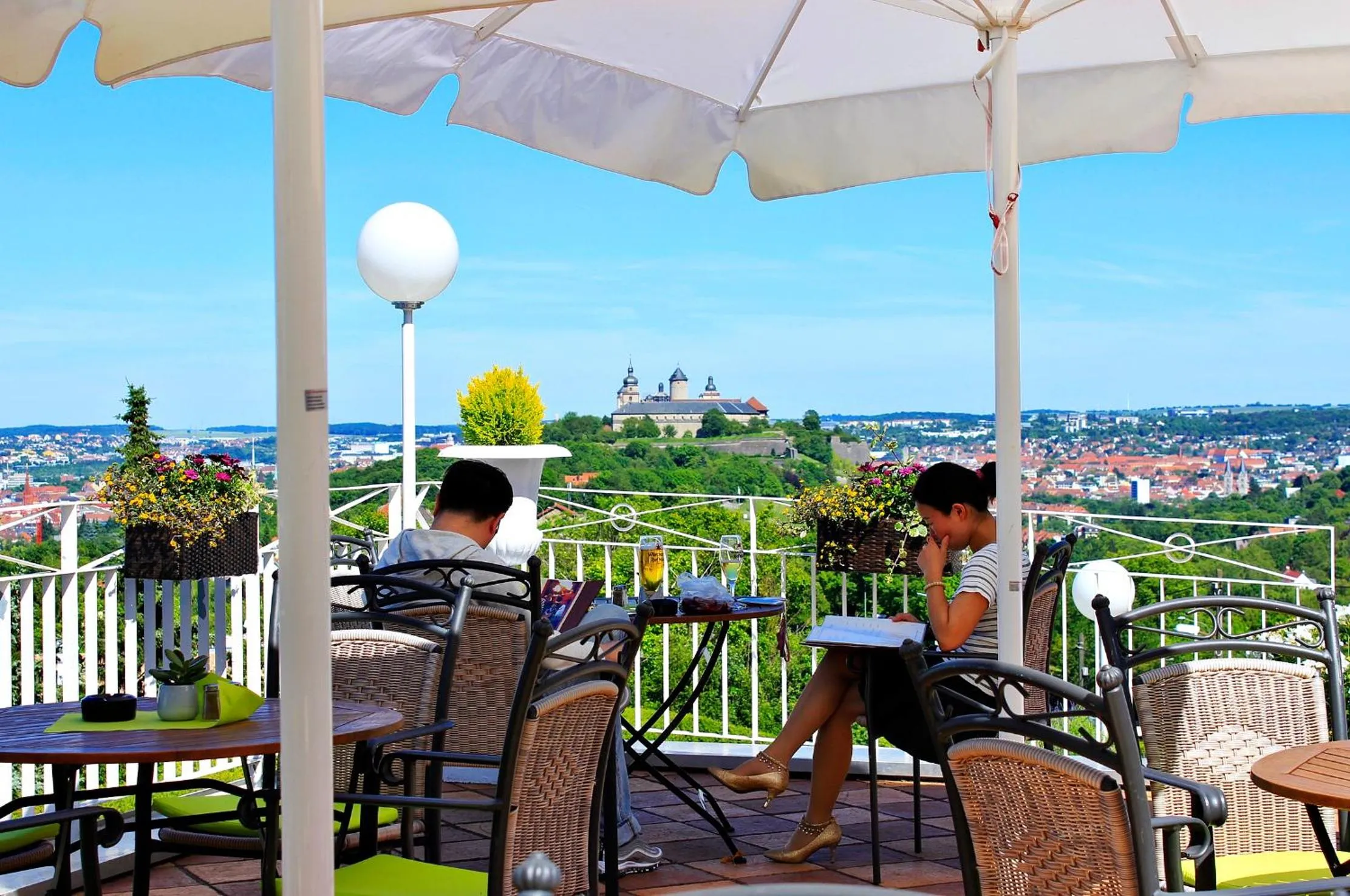 View (from property/room) in Hotel Wittelsbacher Höh