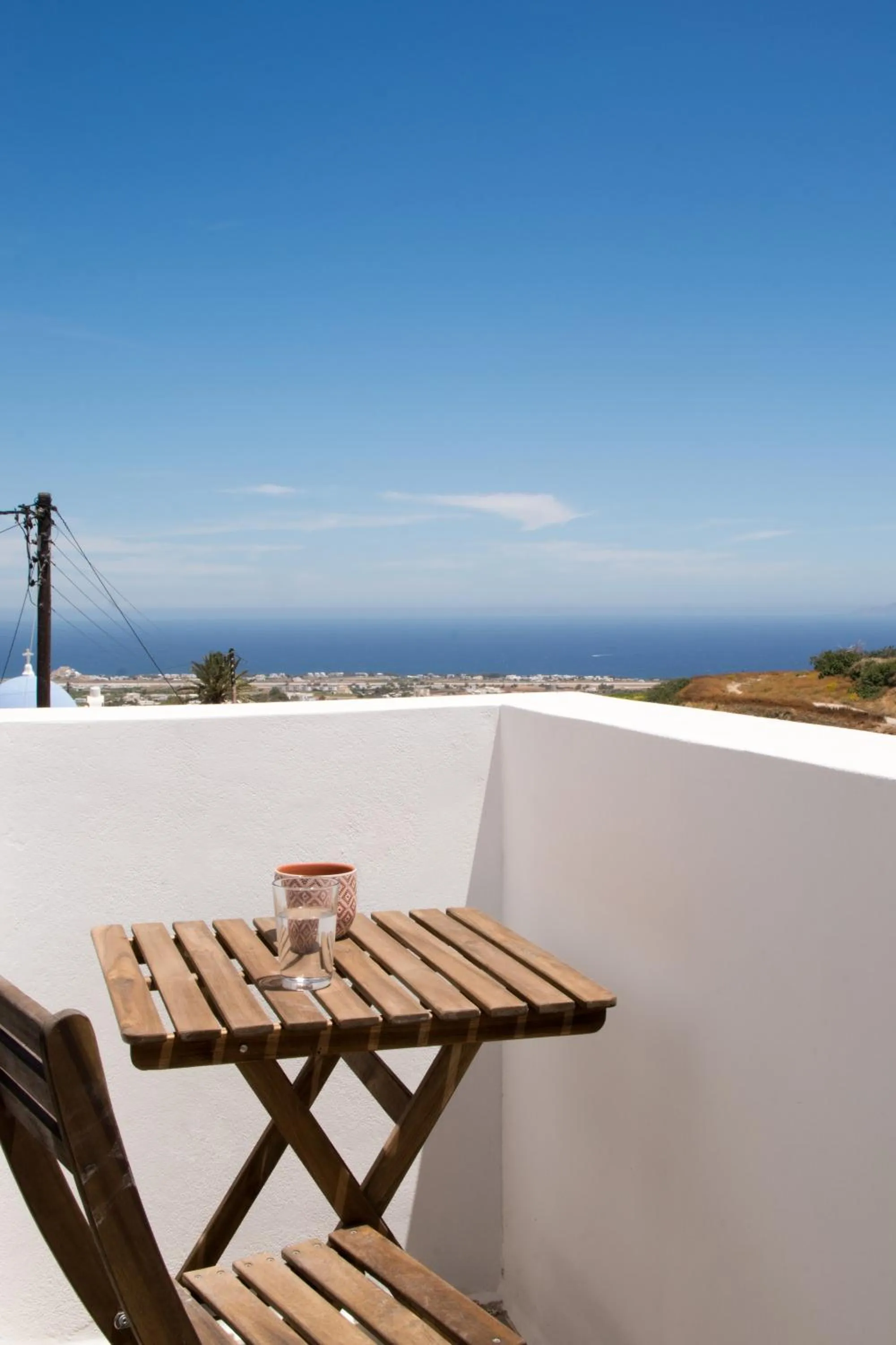 Balcony/Terrace in Amphitrite Suites Santorini