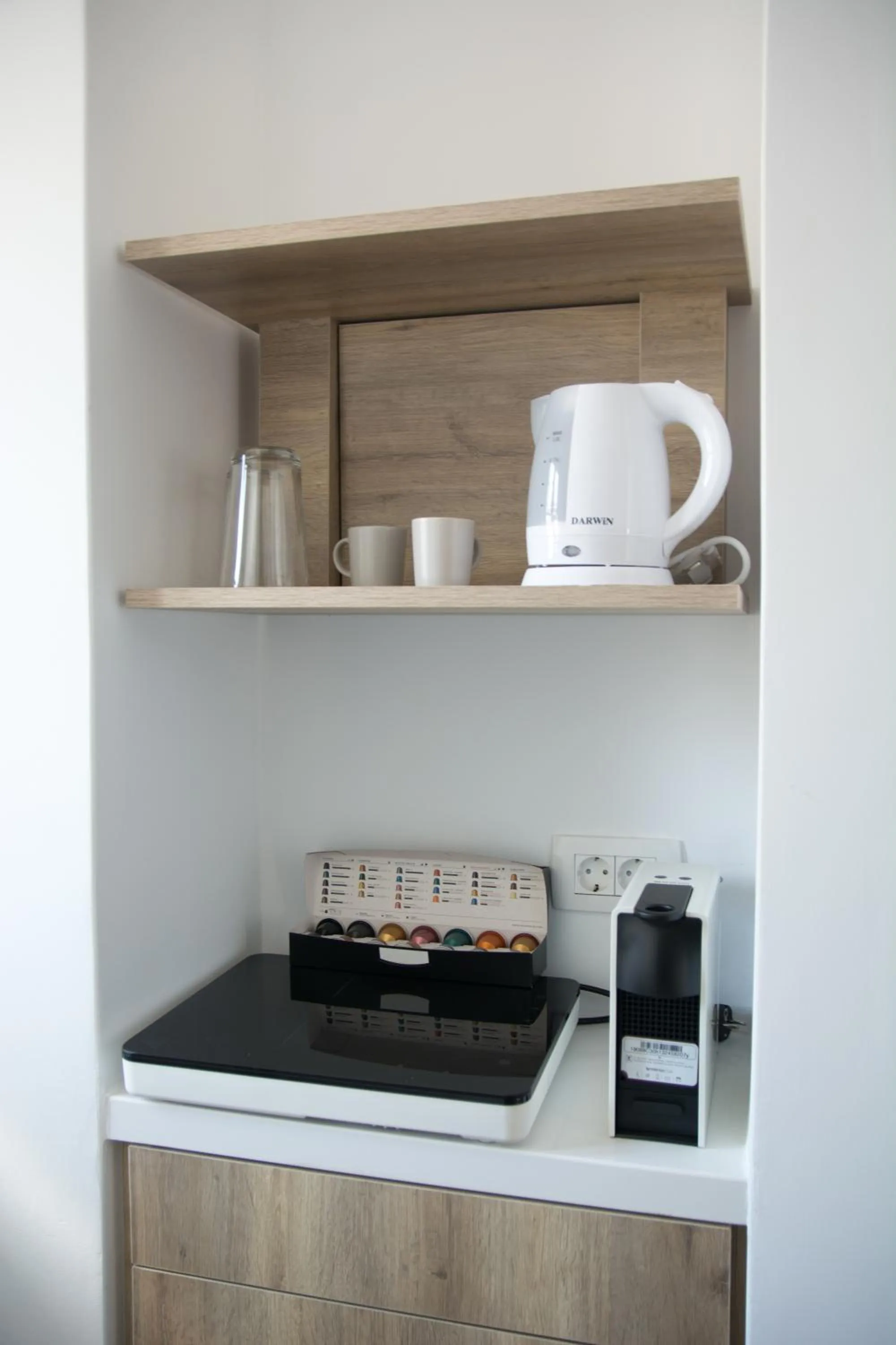 Kitchen or kitchenette in Amphitrite Suites Santorini