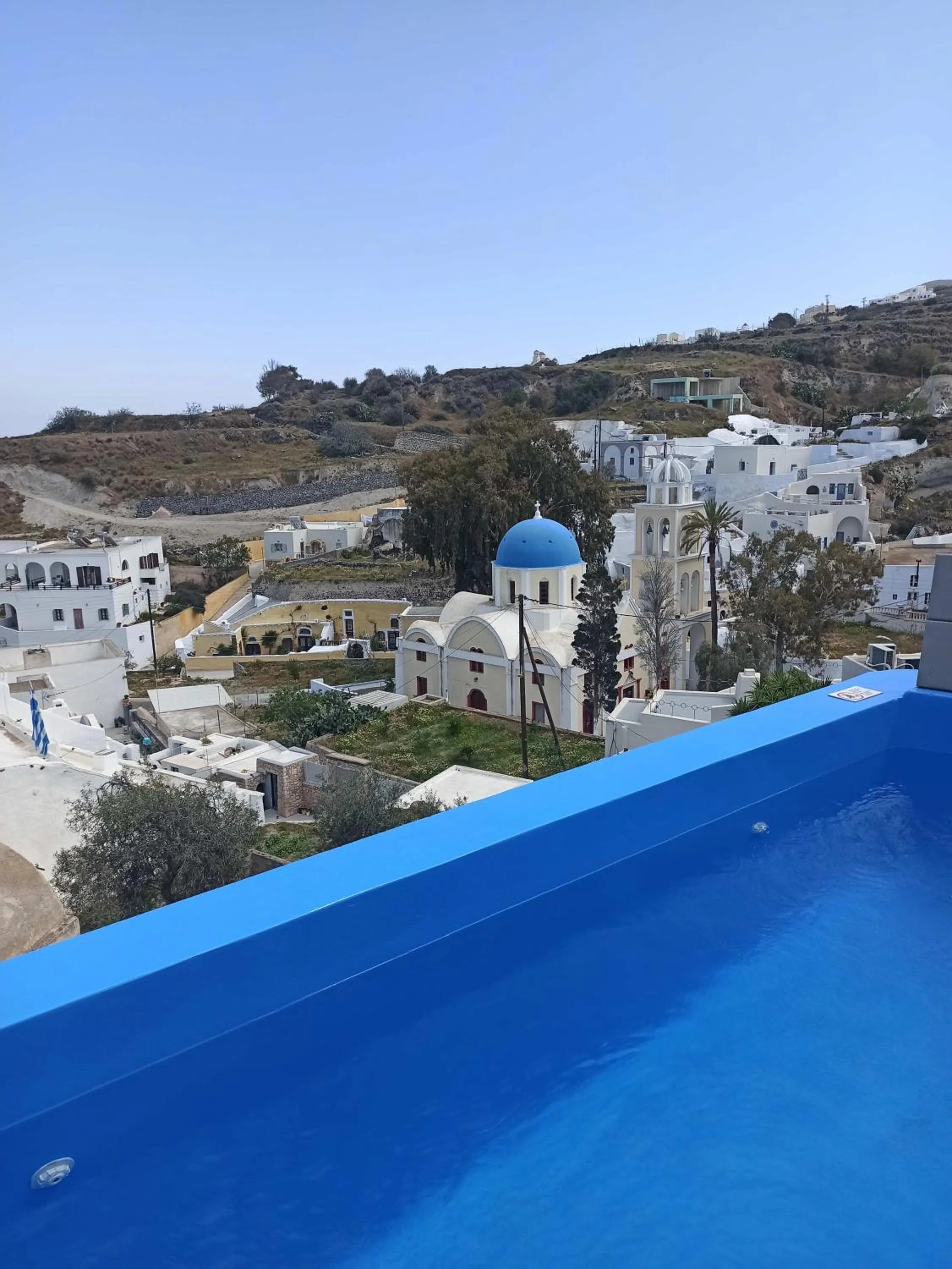 City view in Amphitrite Suites Santorini