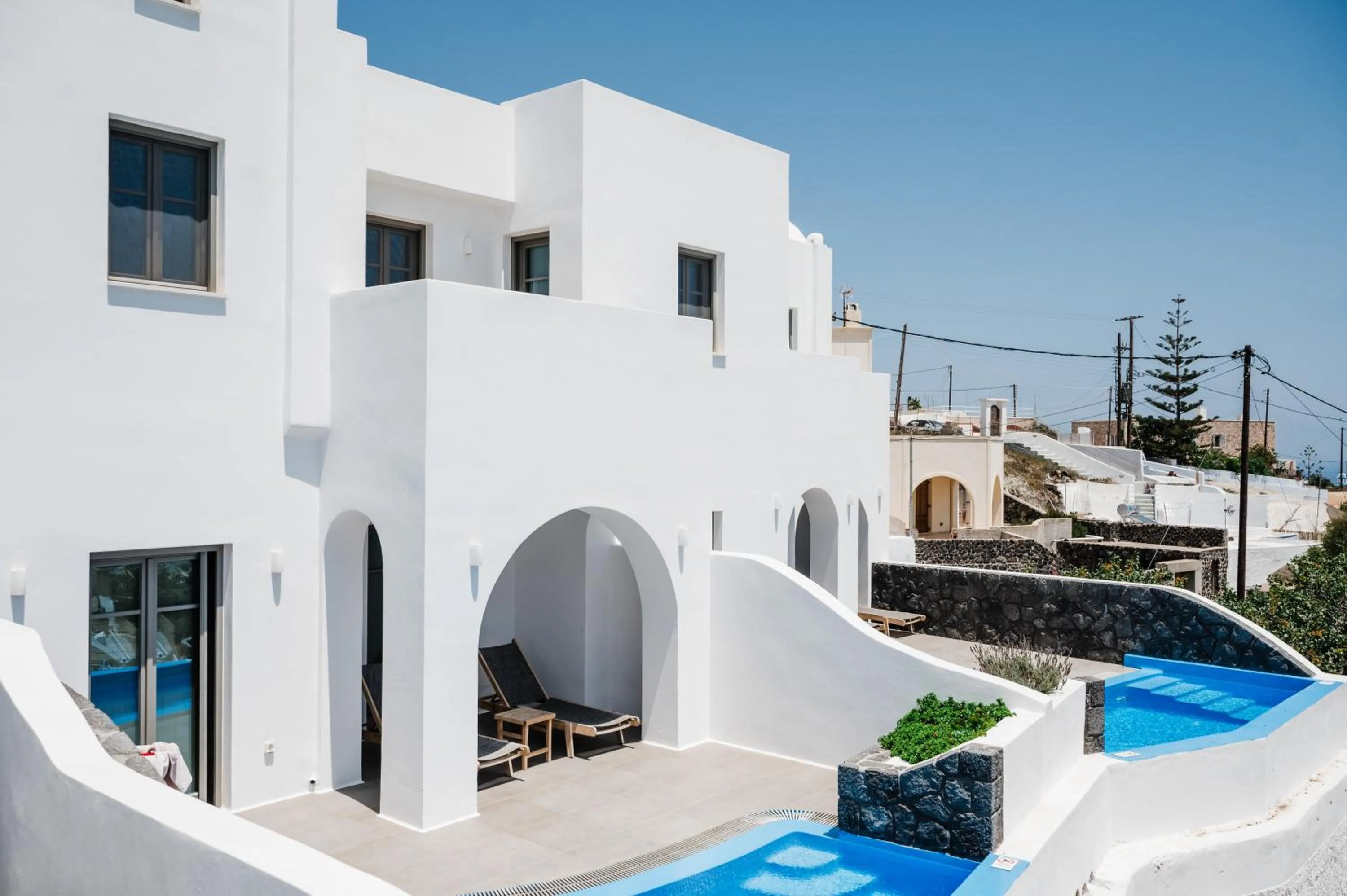 Property building in Amphitrite Suites Santorini