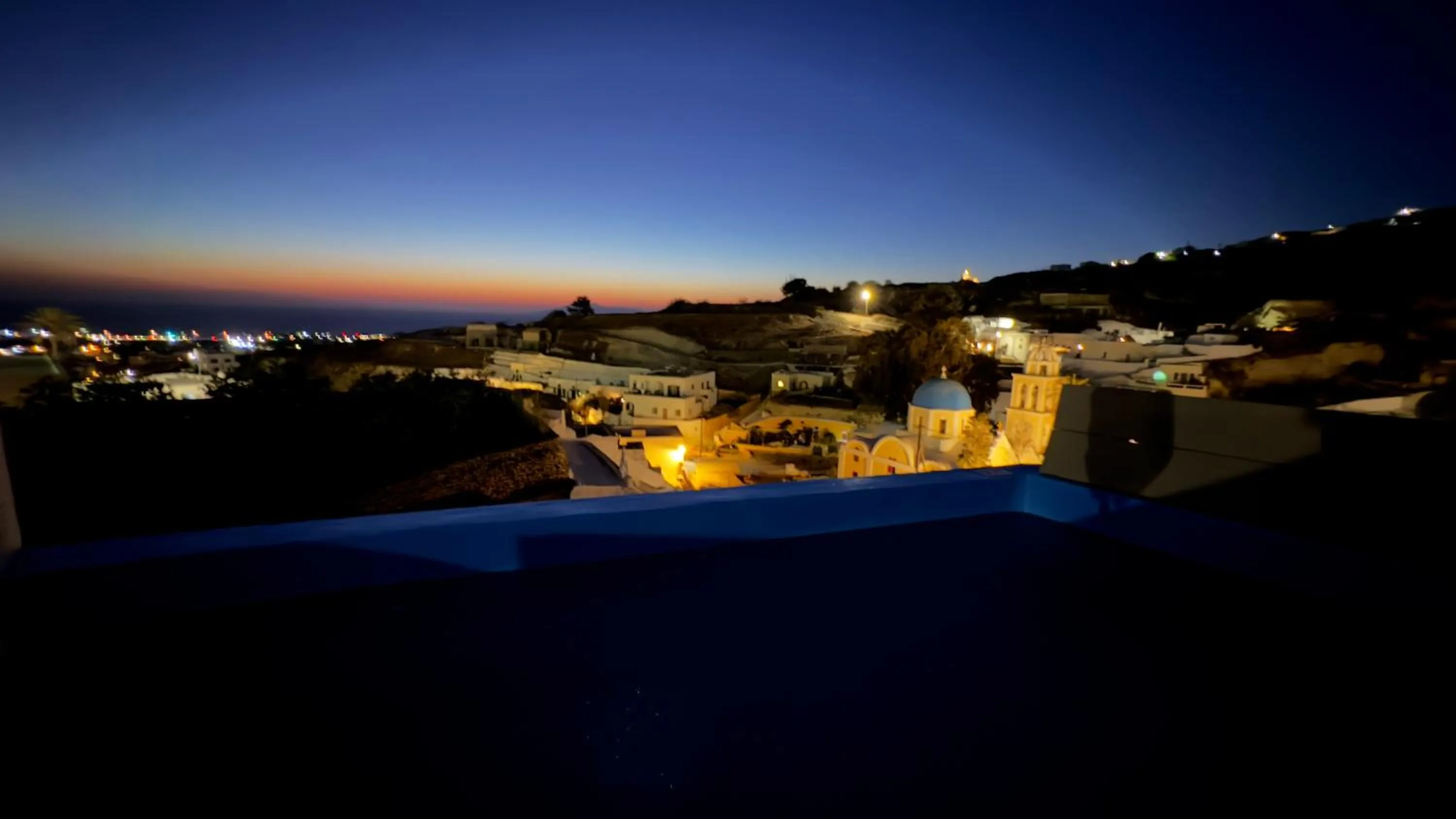 City view in Amphitrite Suites Santorini