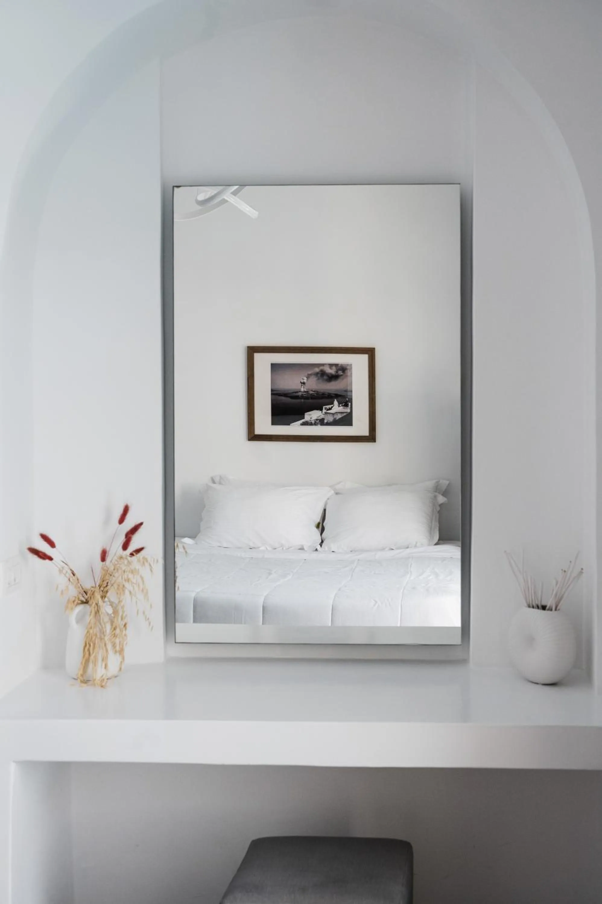 Bedroom in Amphitrite Suites Santorini