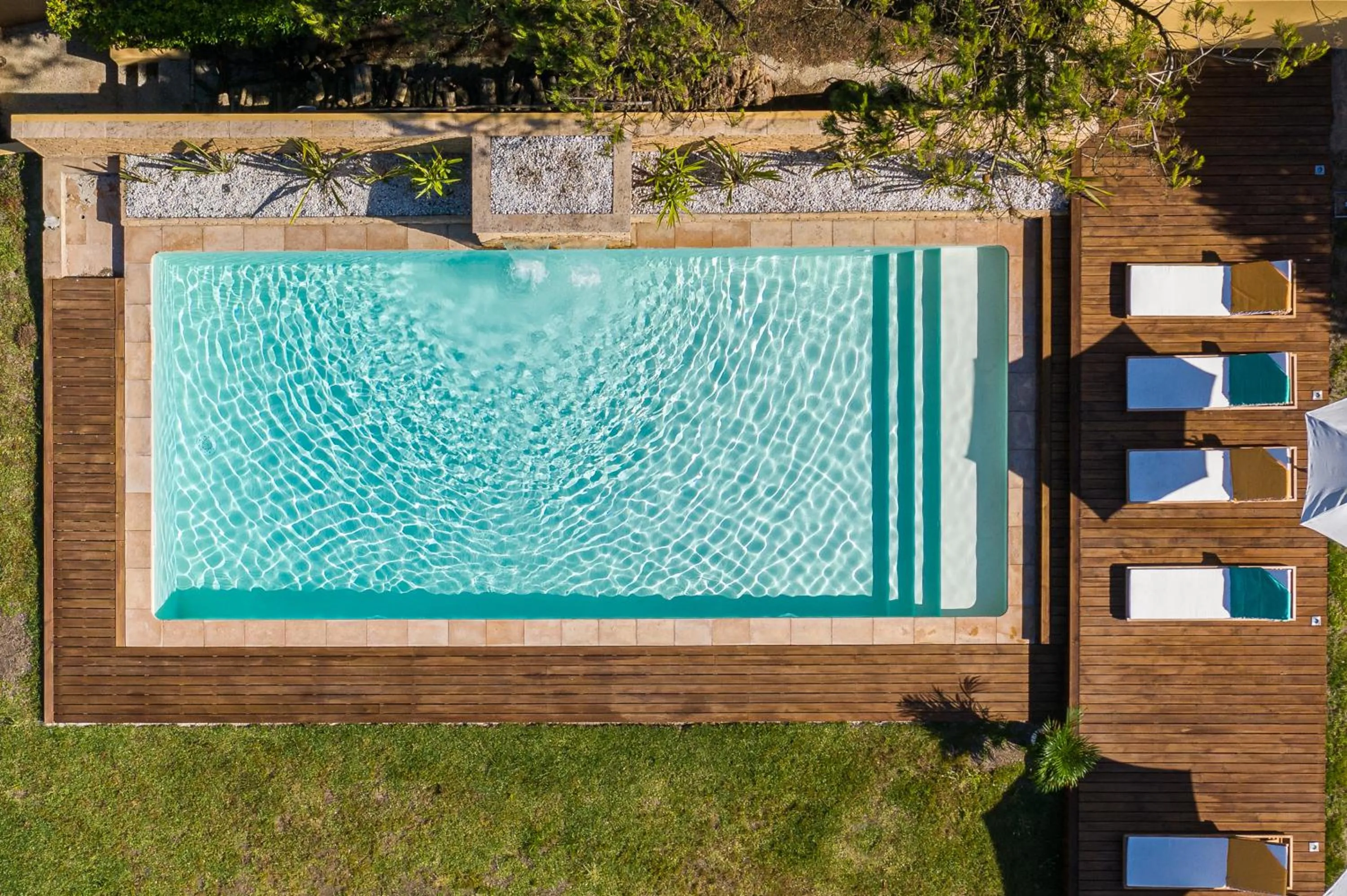 Pool view in Sense of Ofir